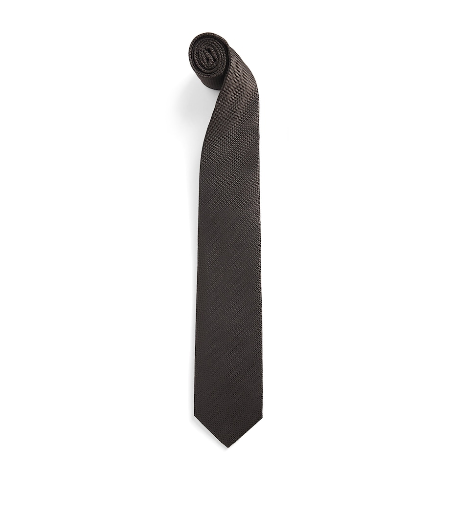 Isaia Silk Seven-Fold Tie Image 1