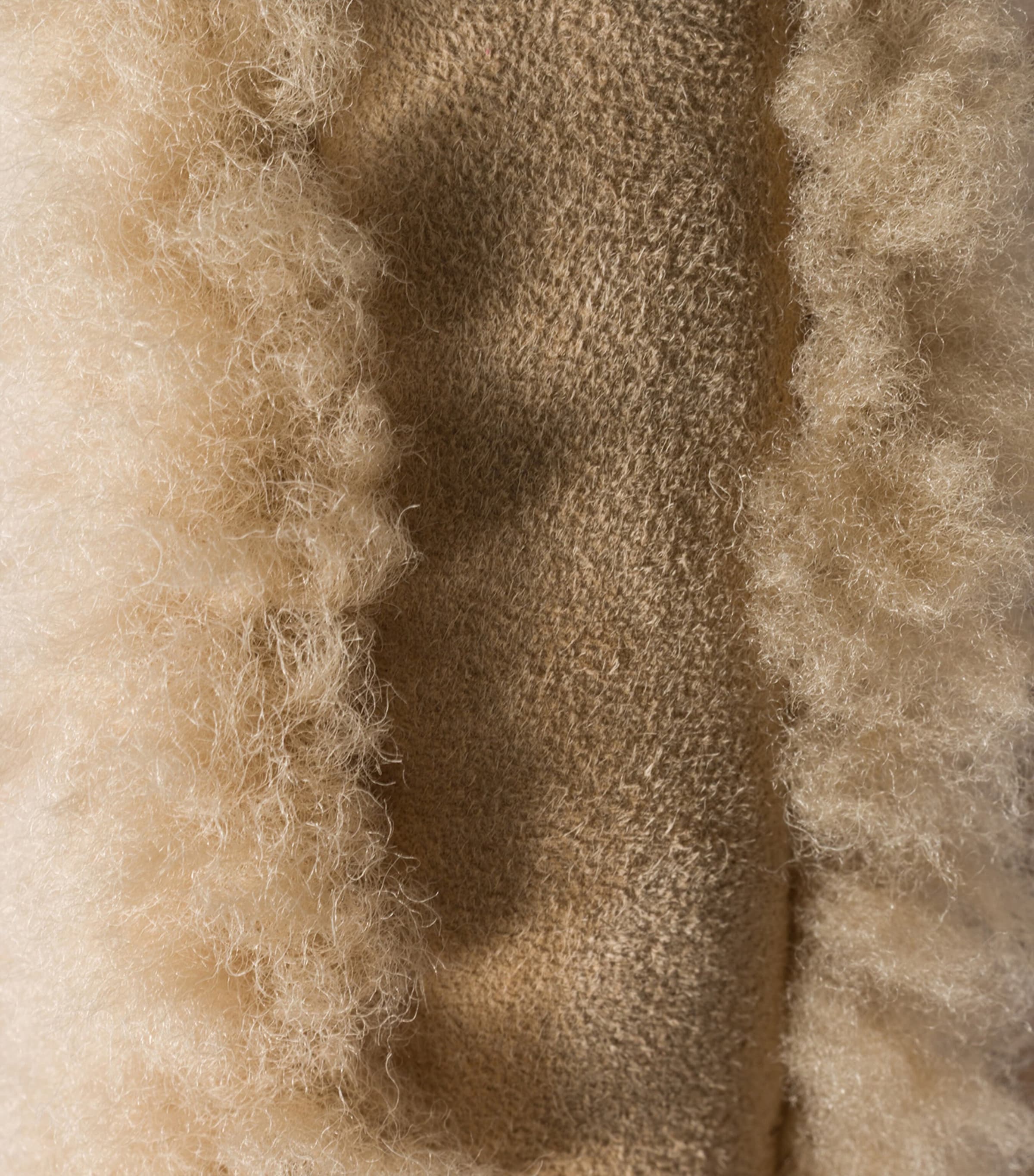 Shearling Wander Top-Handle Bag F0036 Image 6