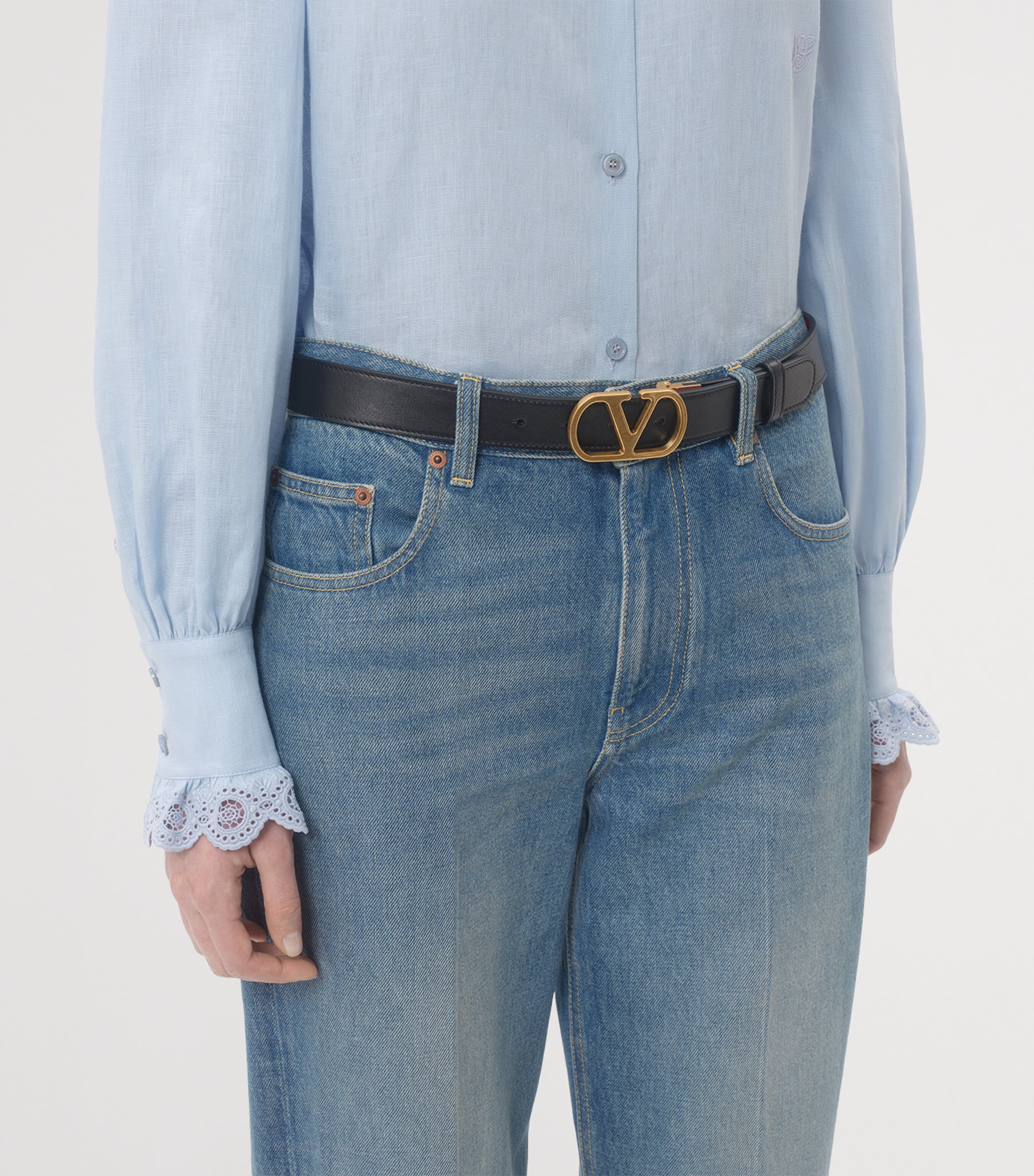 Valentino Garavani Reversible VLogo Signature Belt Harrods BA