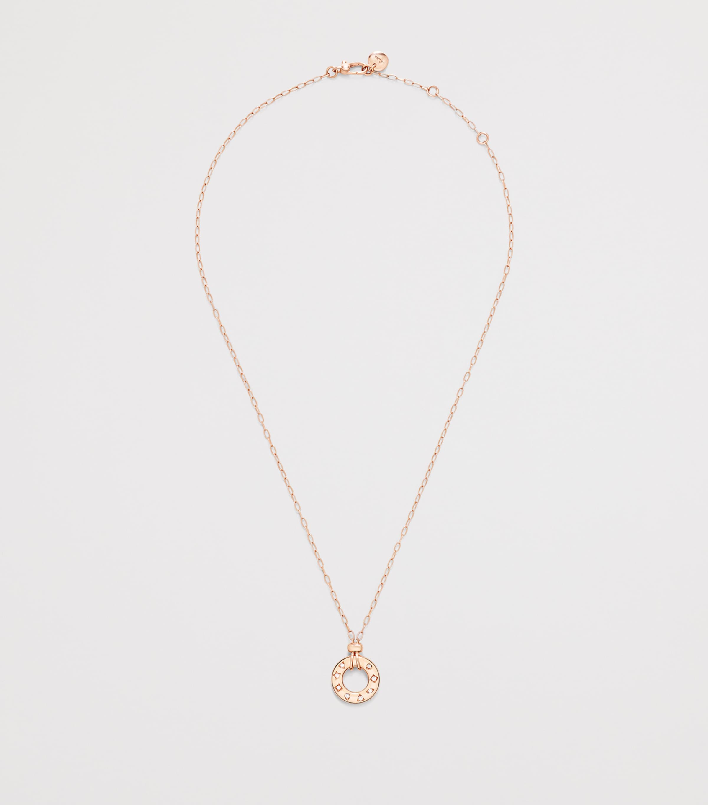 Pomellato Rose Gold and Diamond Iconica Fancy Reversible Necklace Image 3
