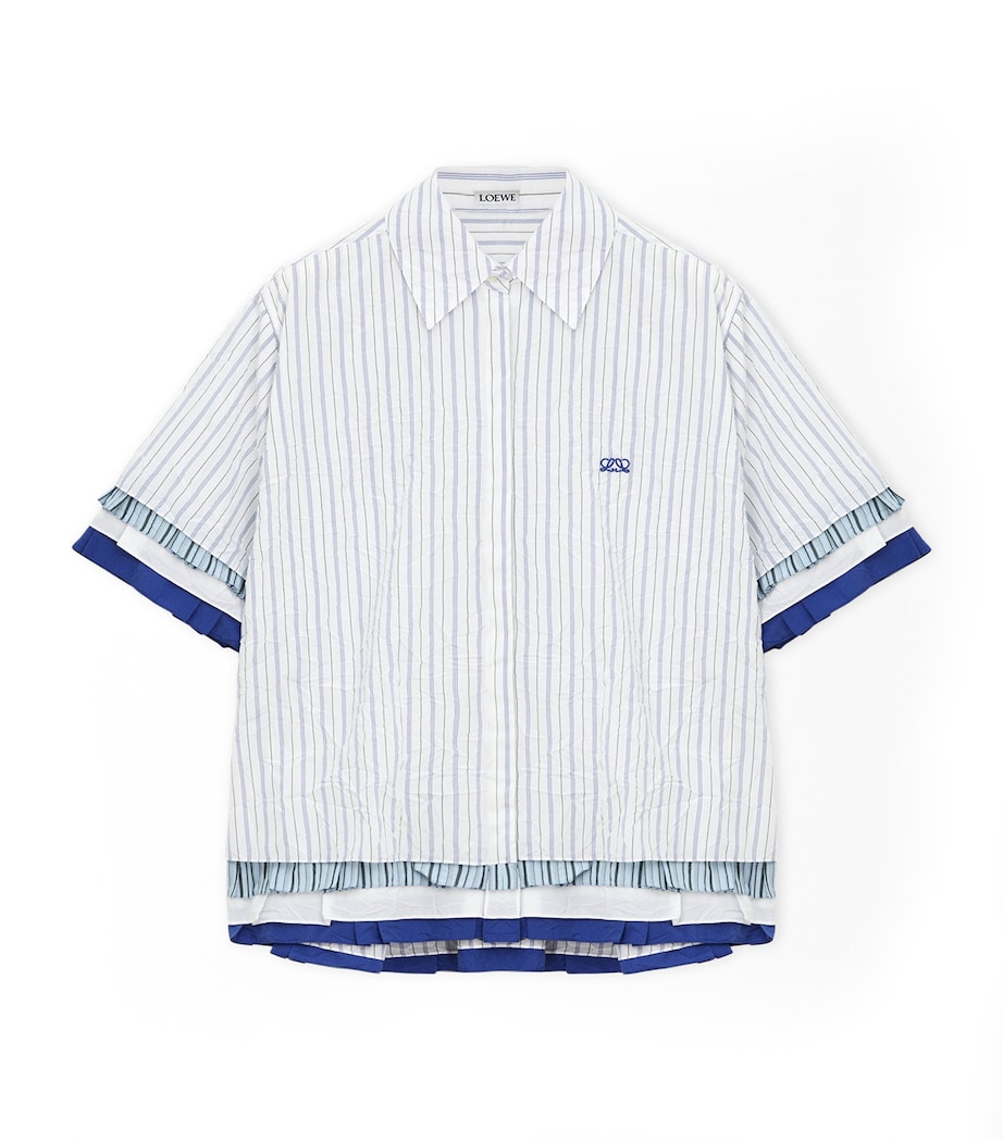 LOEWE Womens Layered Shirt White/multicolor Image 1