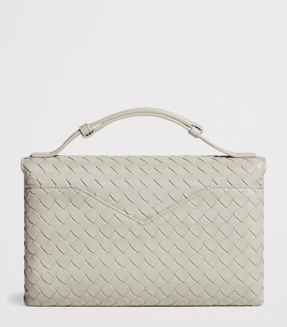 Bottega Veneta Leather Knot Lock Top-Handle Bag Image 7