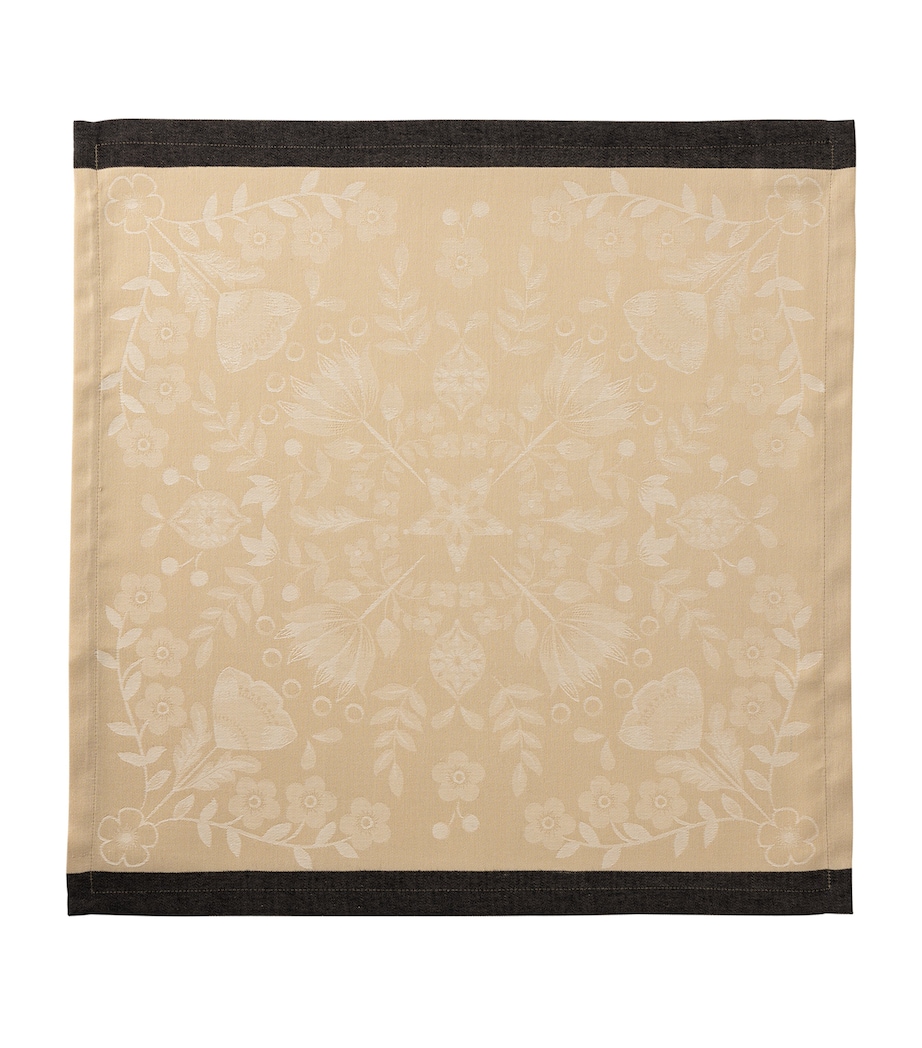 Cotton Féerie Napkin (55cm x 55cm) YELLOW Image 1