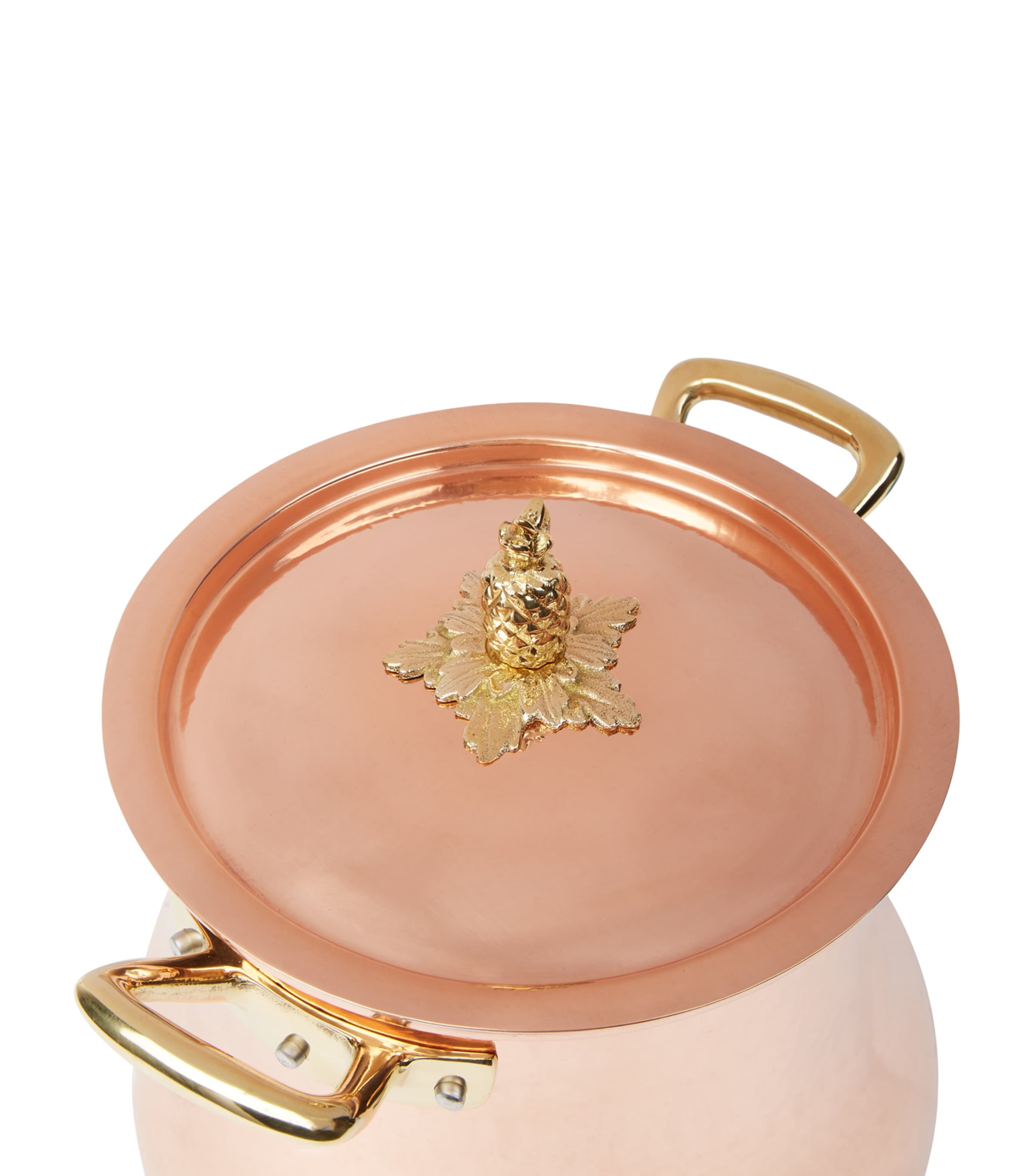 Historia Hammered Copper Decor Belly-Shaped Stock Pot (20cm) COPPER Image 2