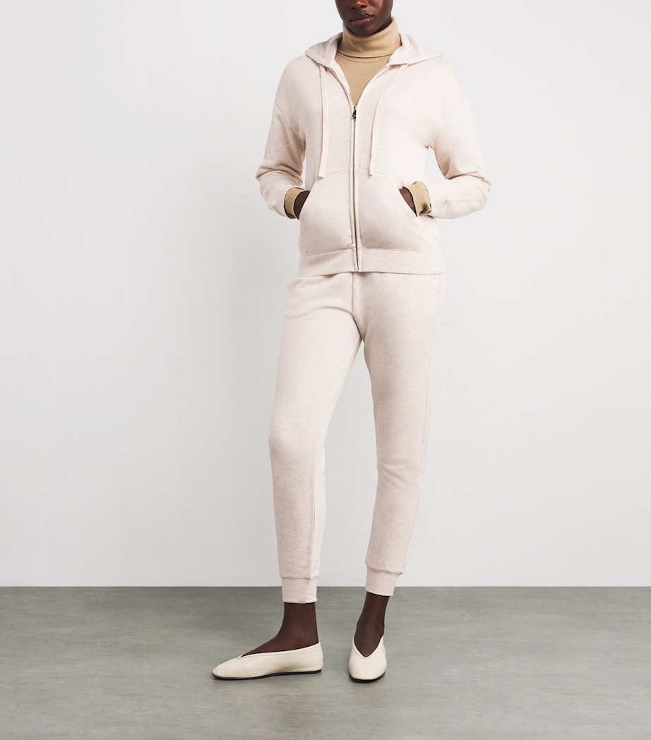 Cotton Quinn Zip-Up Hoodie 1 CREAM Image 2