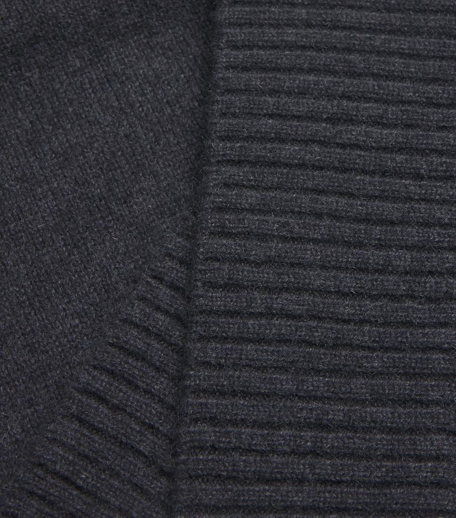 Luxe Cashmere T-Shirt DARK SMOKE Image 5