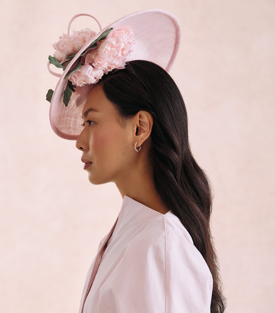Rachel Trevor-Morgan Flower-Detail Percher Fascinator Pink Image 4