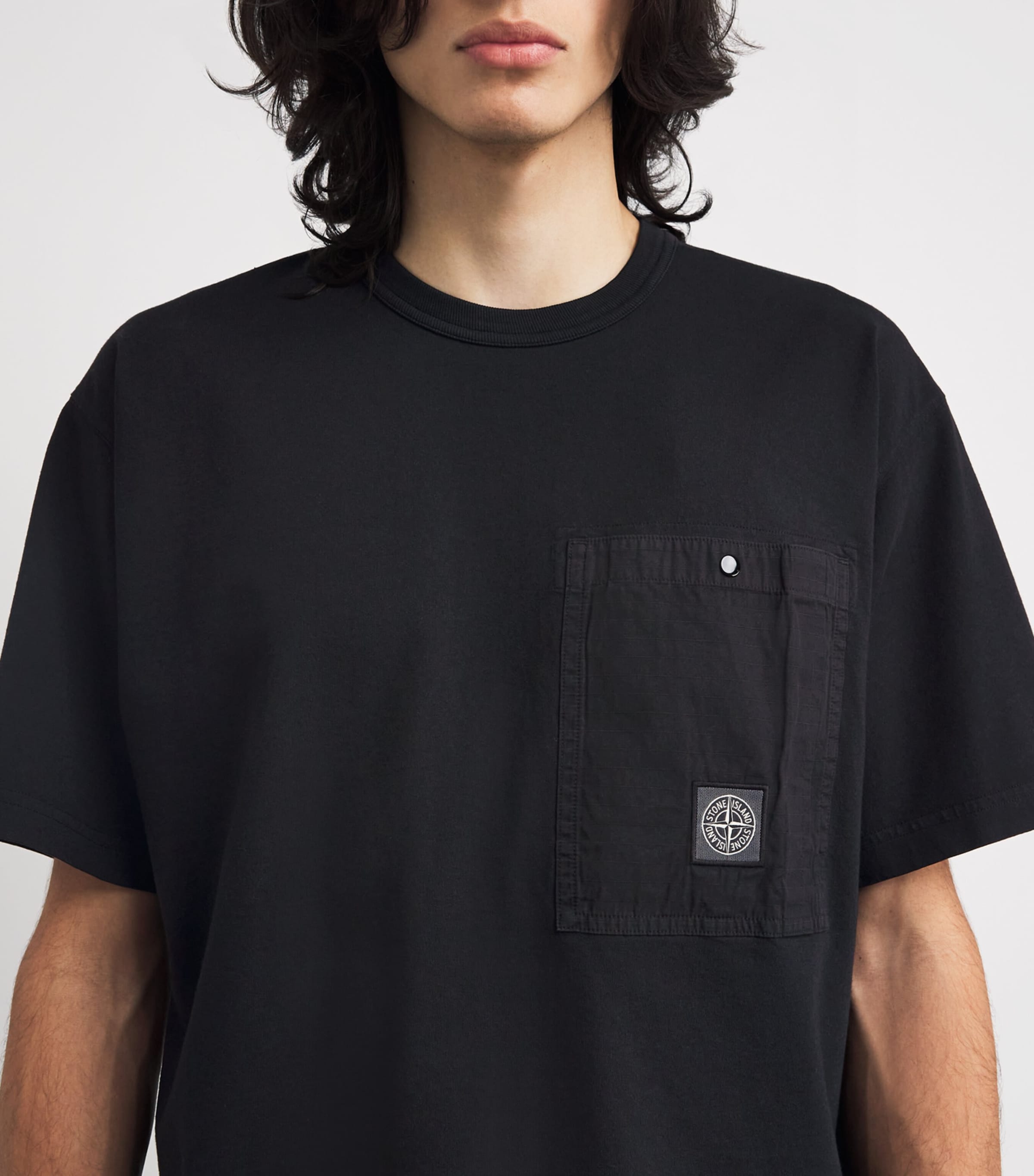 Cotton Logo-Pocket T-Shirt V0029 Image 6