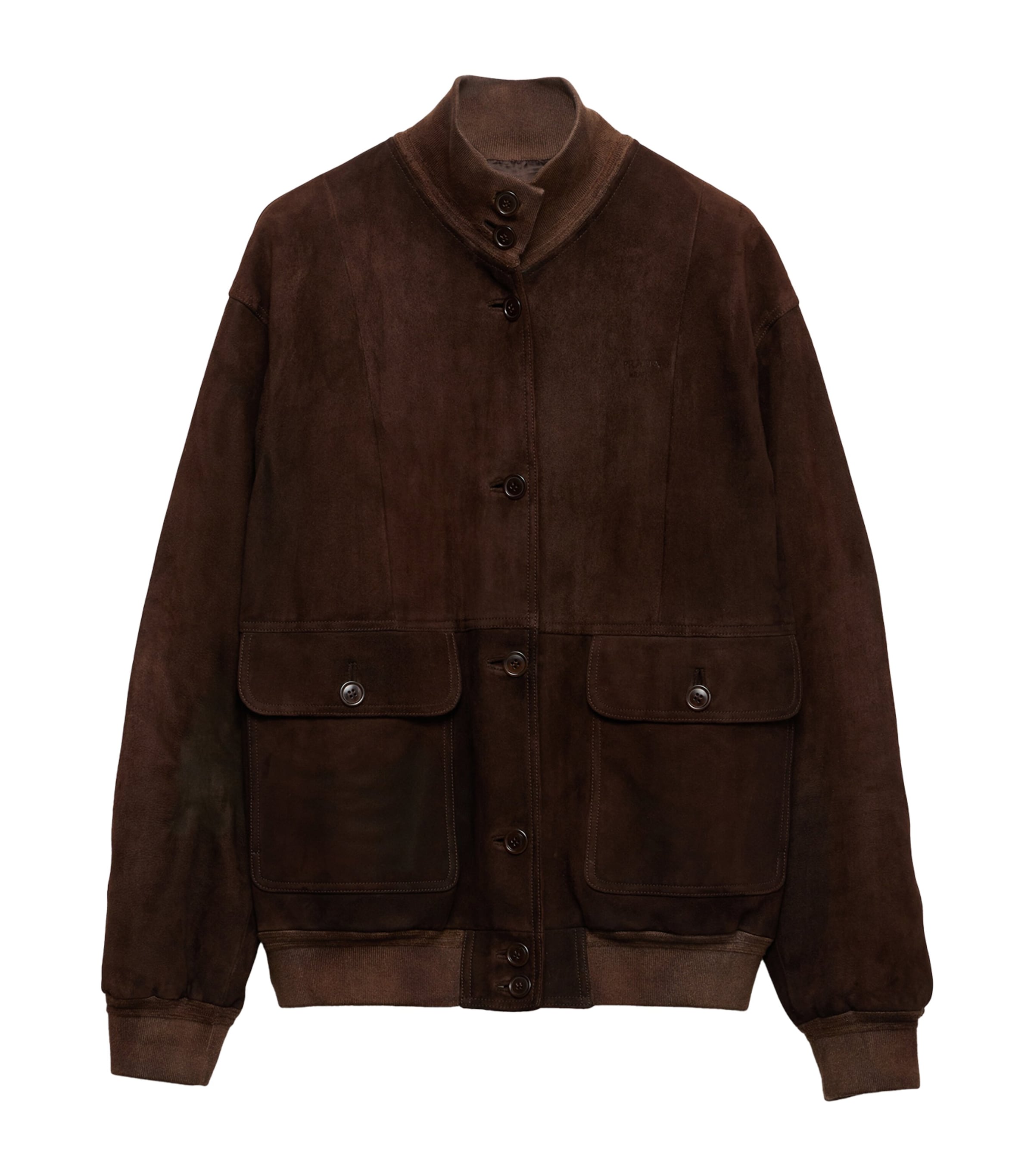 Suede Bomber Jacket F0003 Image 1