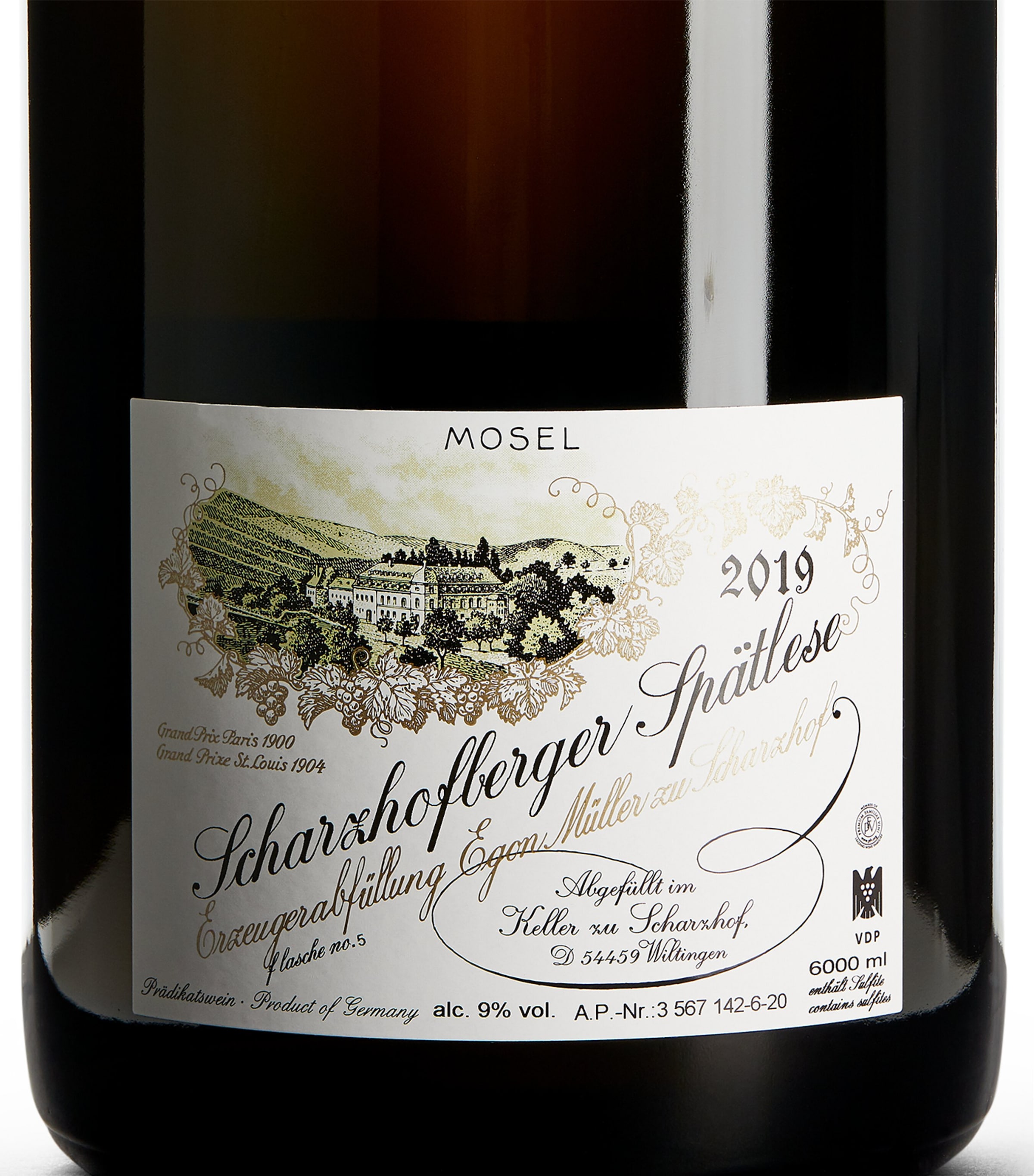 Scharzhofberger Spätlese 2019 (6L) - Mosel, Germany NO COLOUR Image 2