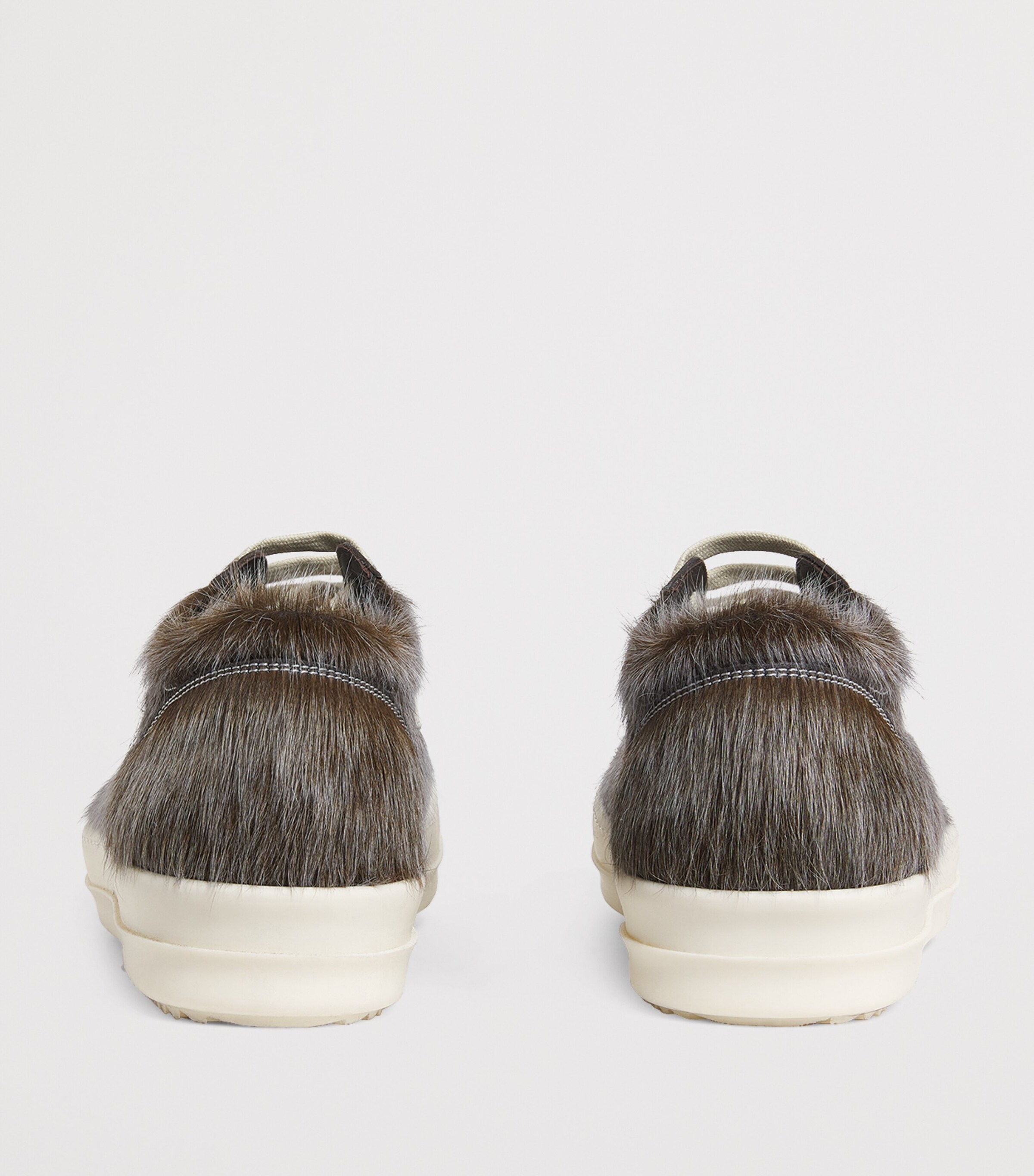 Rick Owens Pony  Hair Vintage Low-Top Sneakers Indigo/milk/milk Image 4