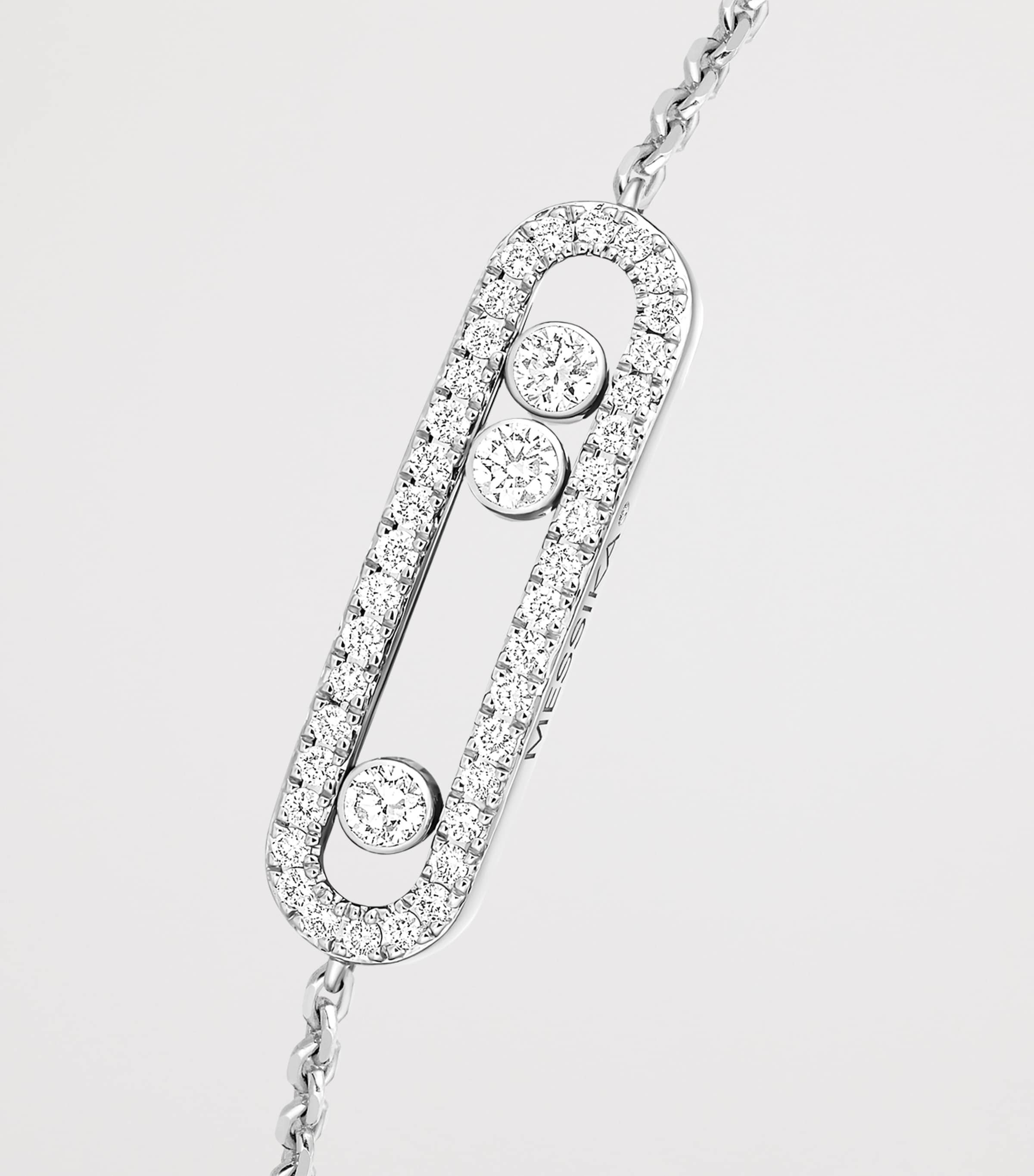 Messika Baby Move Classique White Gold and Diamond Bracelet (0.29ct) White Gold Image 3
