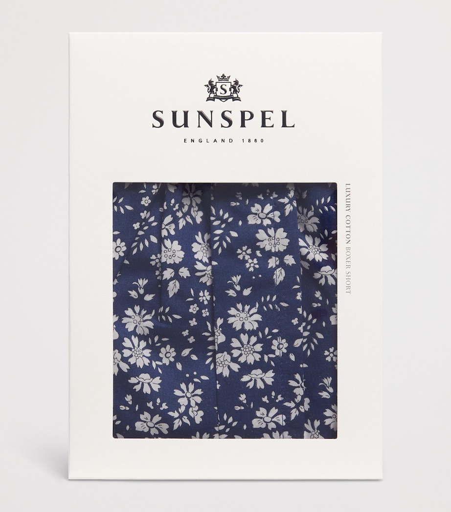 Cotton Meadow Boxer Trunks BUWA-NAVY MEADOW Image 4