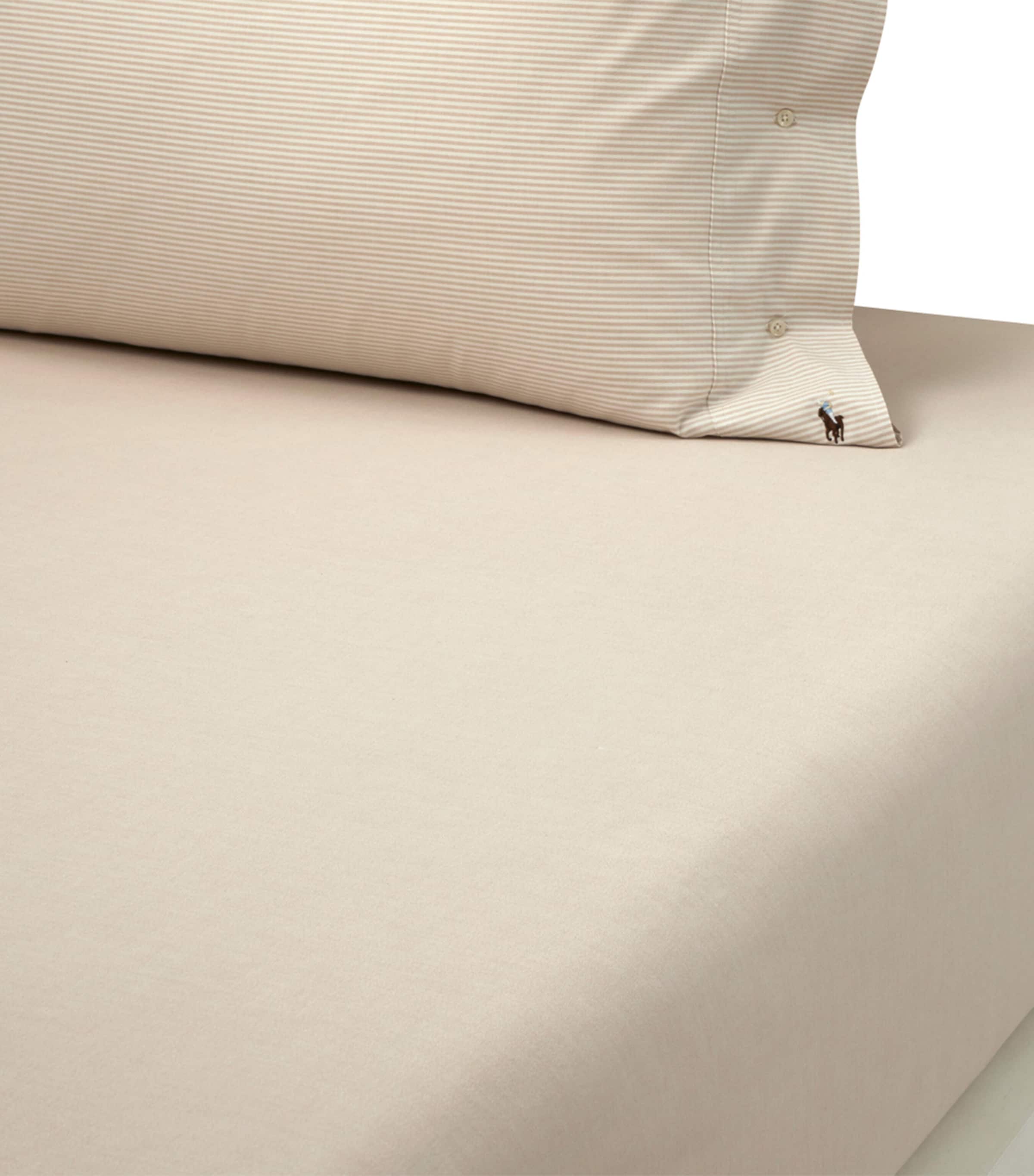 Ralph Lauren Home Oxford King Fitted Sheet (150cm x 200cm) Linen Image 2