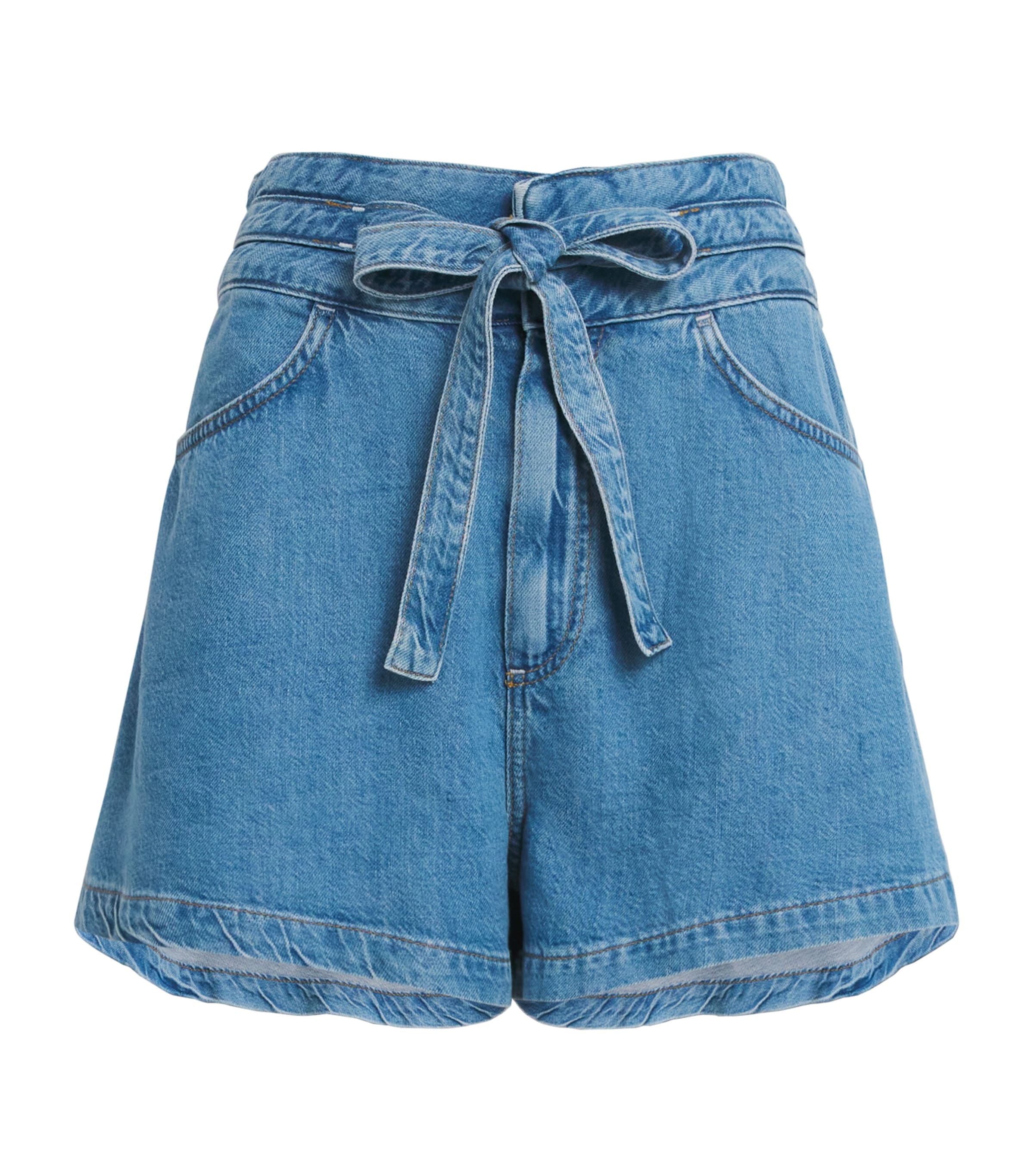 PAIGE Womens Denim Mathilda Shorts Rosecrans Image 1