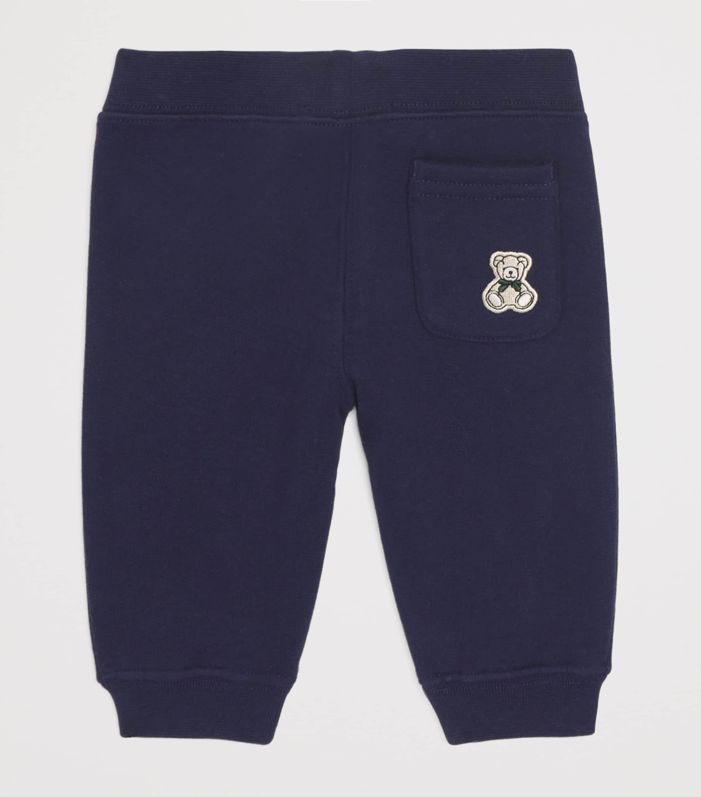 Cotton Sweatpants (0-18 Months) NAVY Image 2
