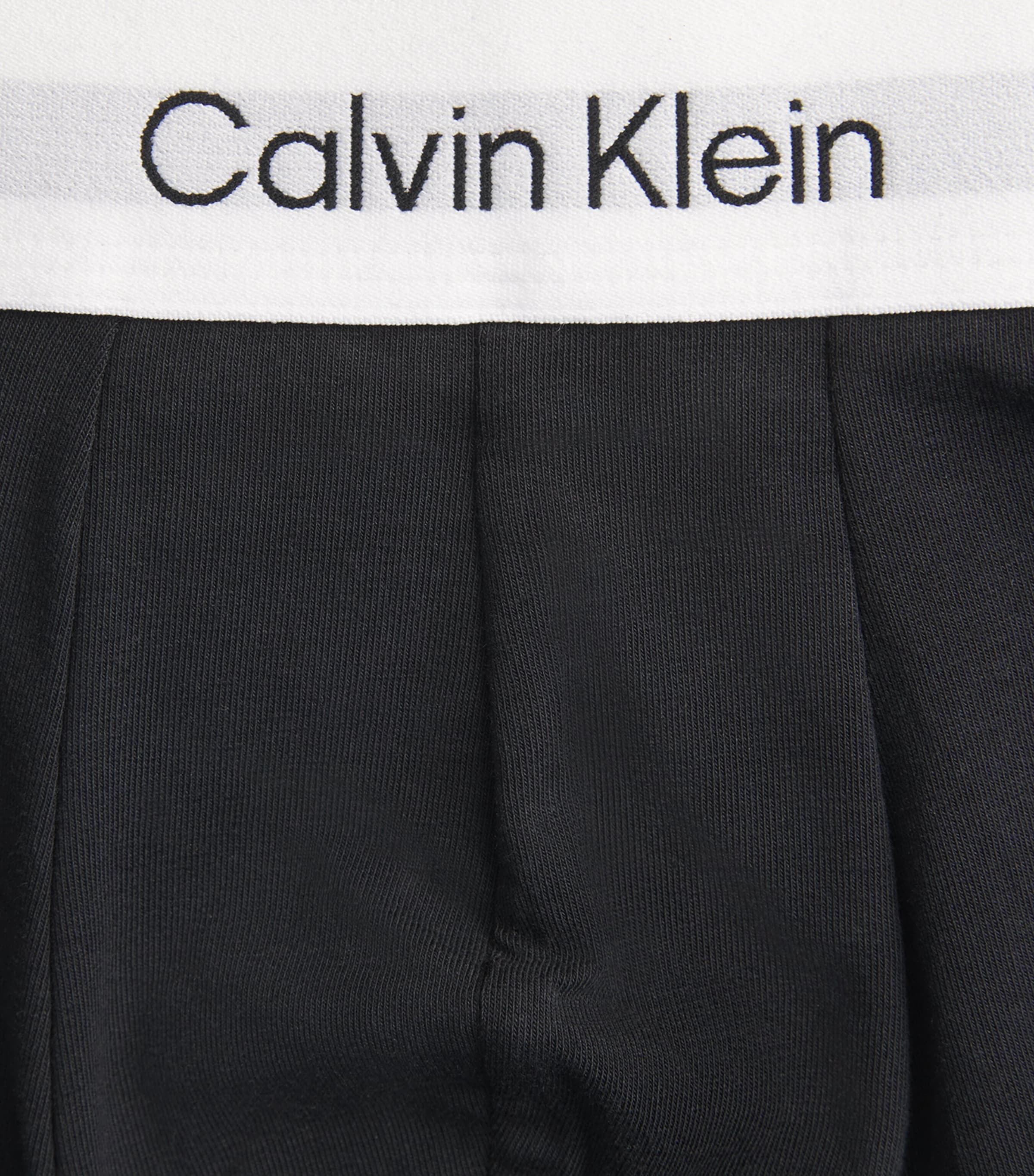 Calvin Klein Mens Stretch-Cotton Icon Boxer Briefs (Pack of 3) Black Image 5