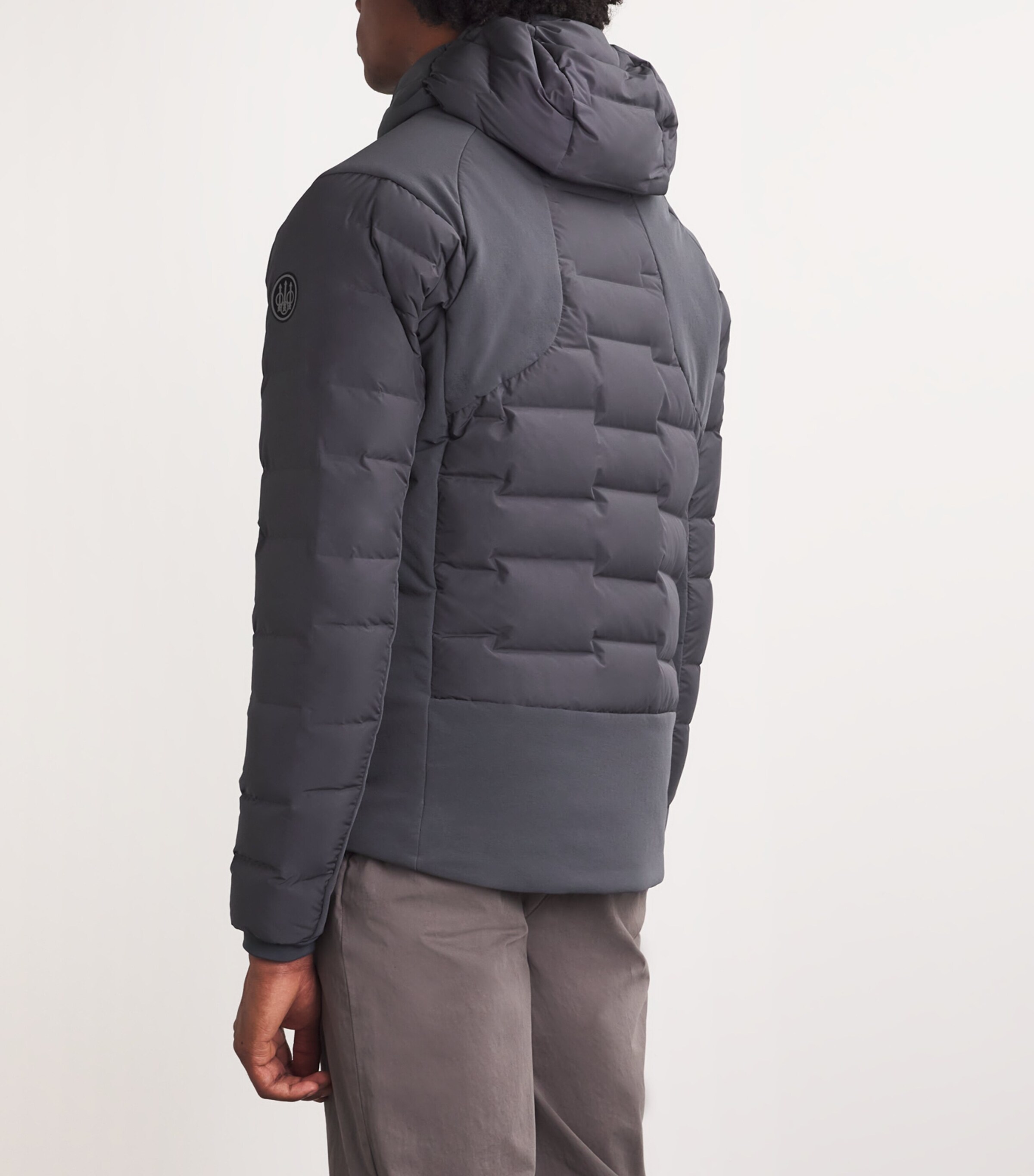 Beretta Mens Tarandus Padded-HoodJacket Ebony Image 4