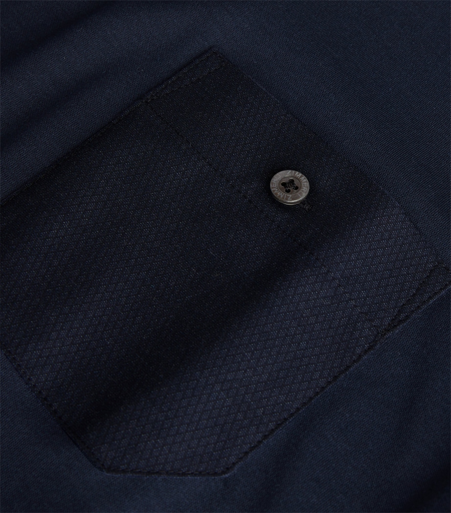 Zimmerli Mens Modern Lounge T-Shirt Midnight Image 2