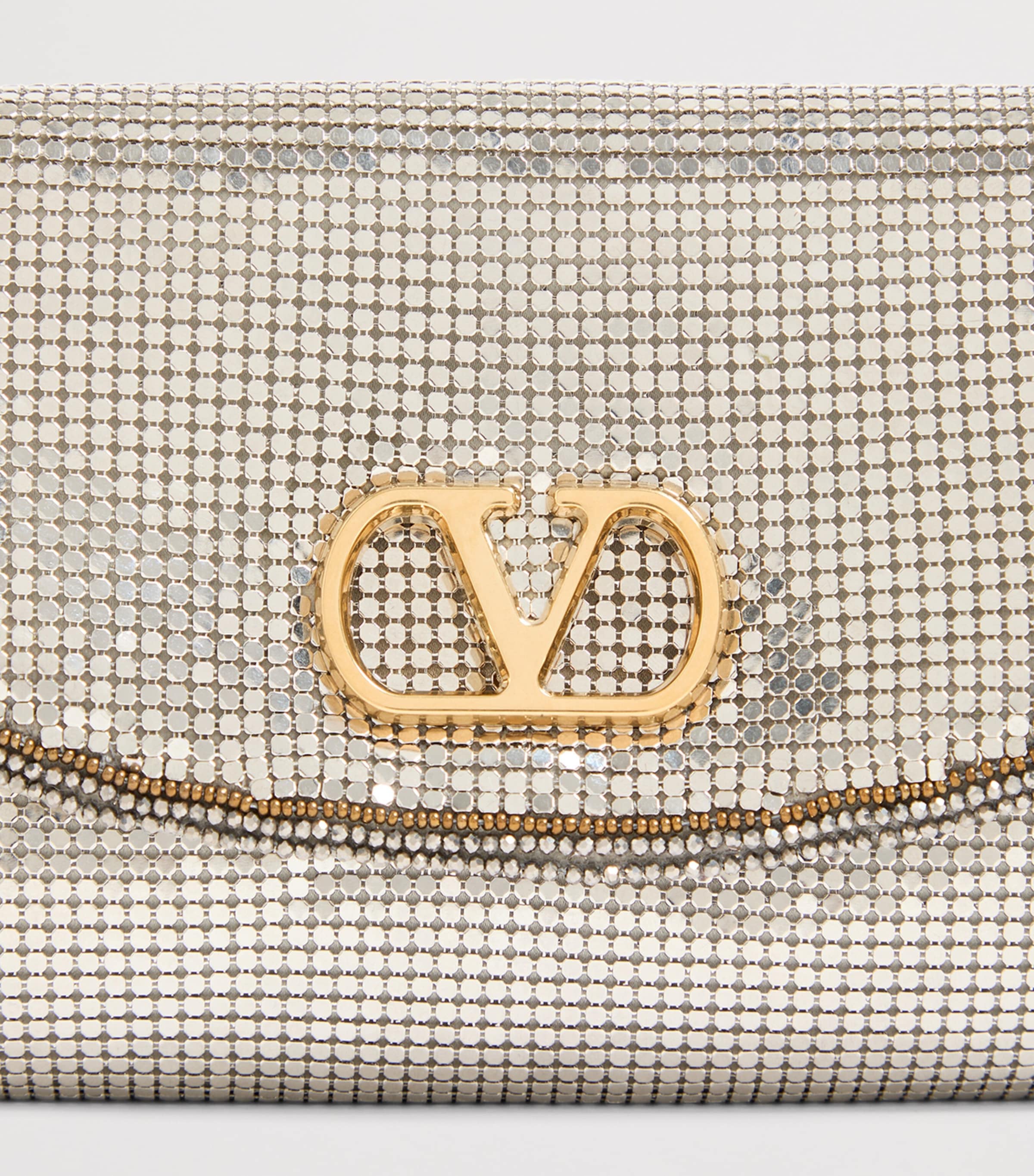 Valentino Garavani Chainmail DeVain Shoulder Bag Image 6