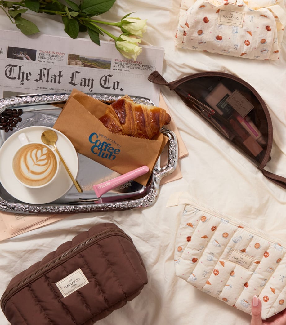 Printed Drawstring Make-Up Bag PATISSERIE Image 7