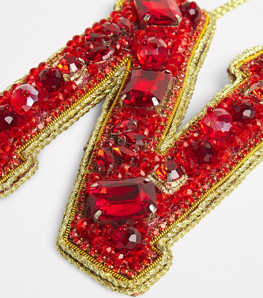 Embellished N Tree Decoration RED Image 2