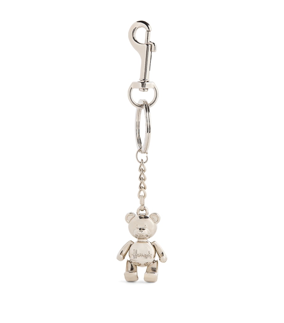 Jointed Bear Keyring SILVER Image 1