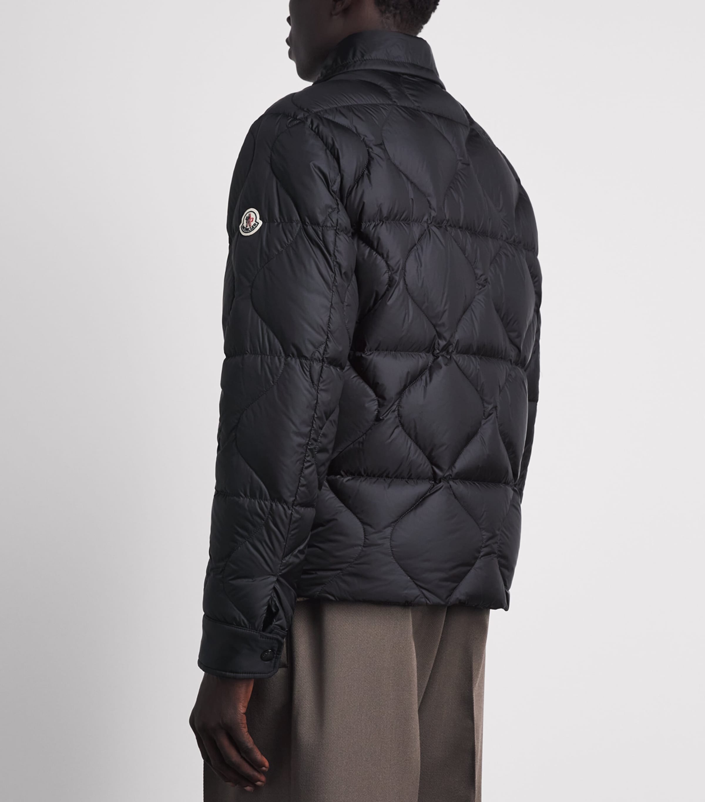 Moncler Mens Down Ashmere Quilted Jacket Image 4