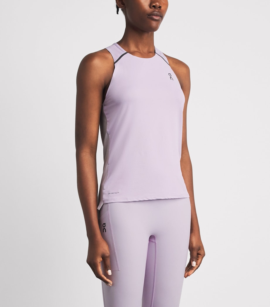 On Womens Performance Tank Top Foxglove | Orchid Image 4