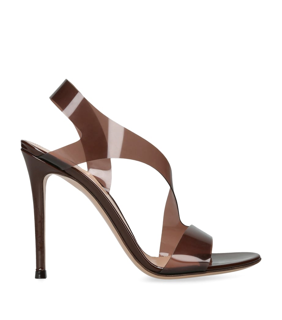 Leather Metropolis Sandals 105 BROWN Image 1