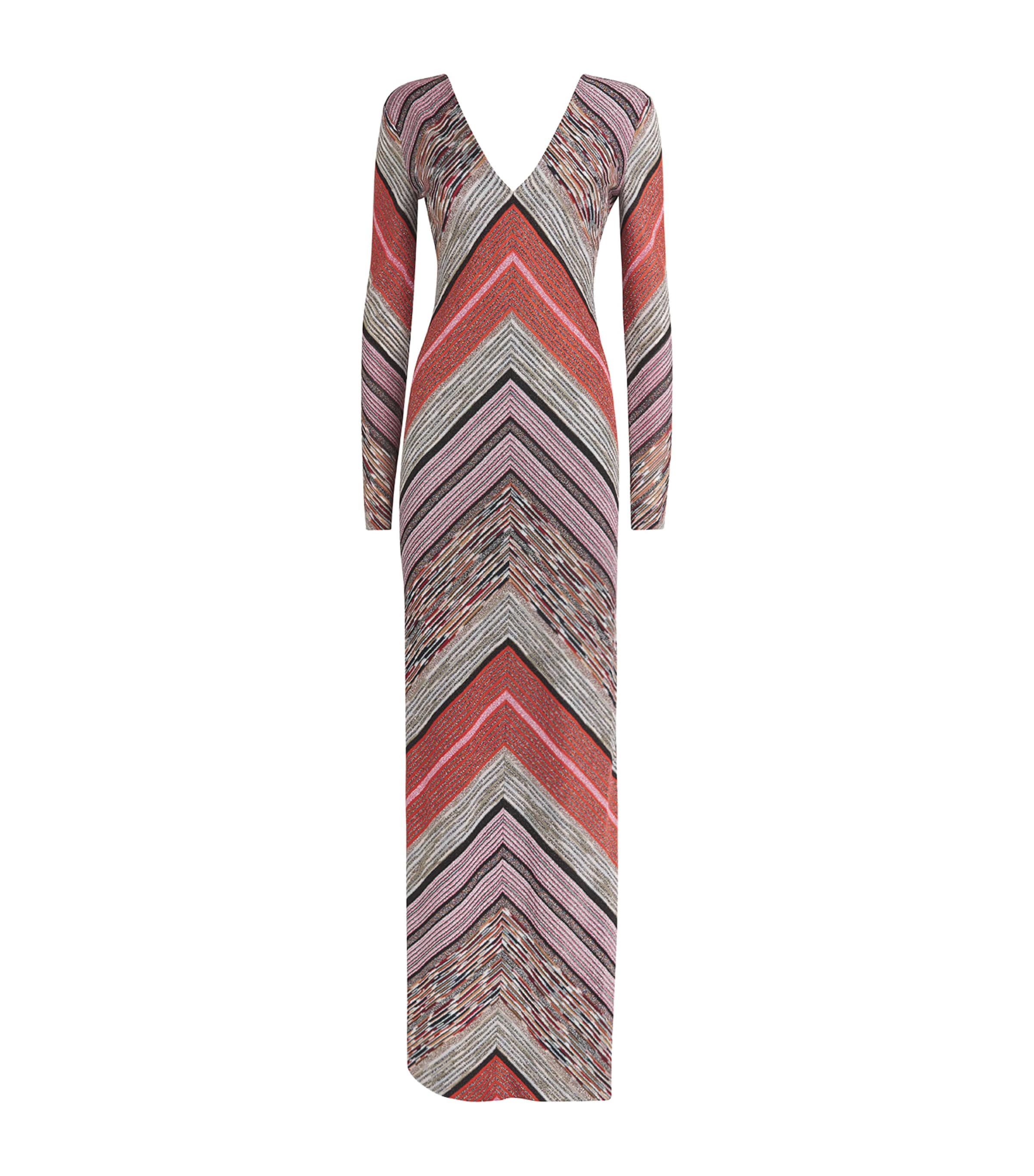 Missoni Metallic Crochet-knit Maxi Dress