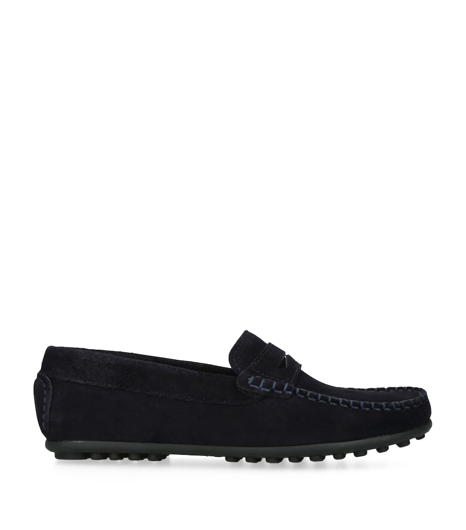Suede Felix Loafers NAVY Image 1