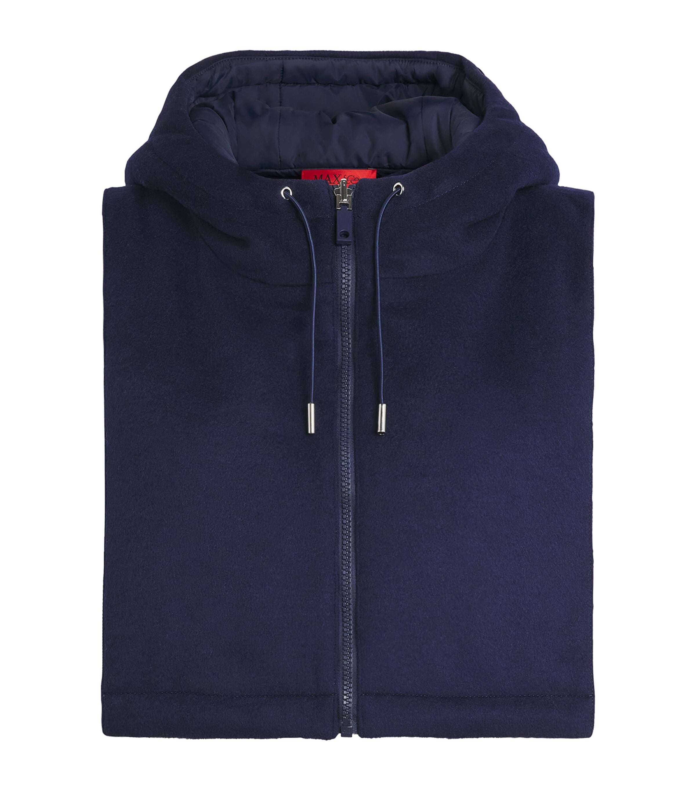 Sleeveless Hooded Jacket NAVY Image 1