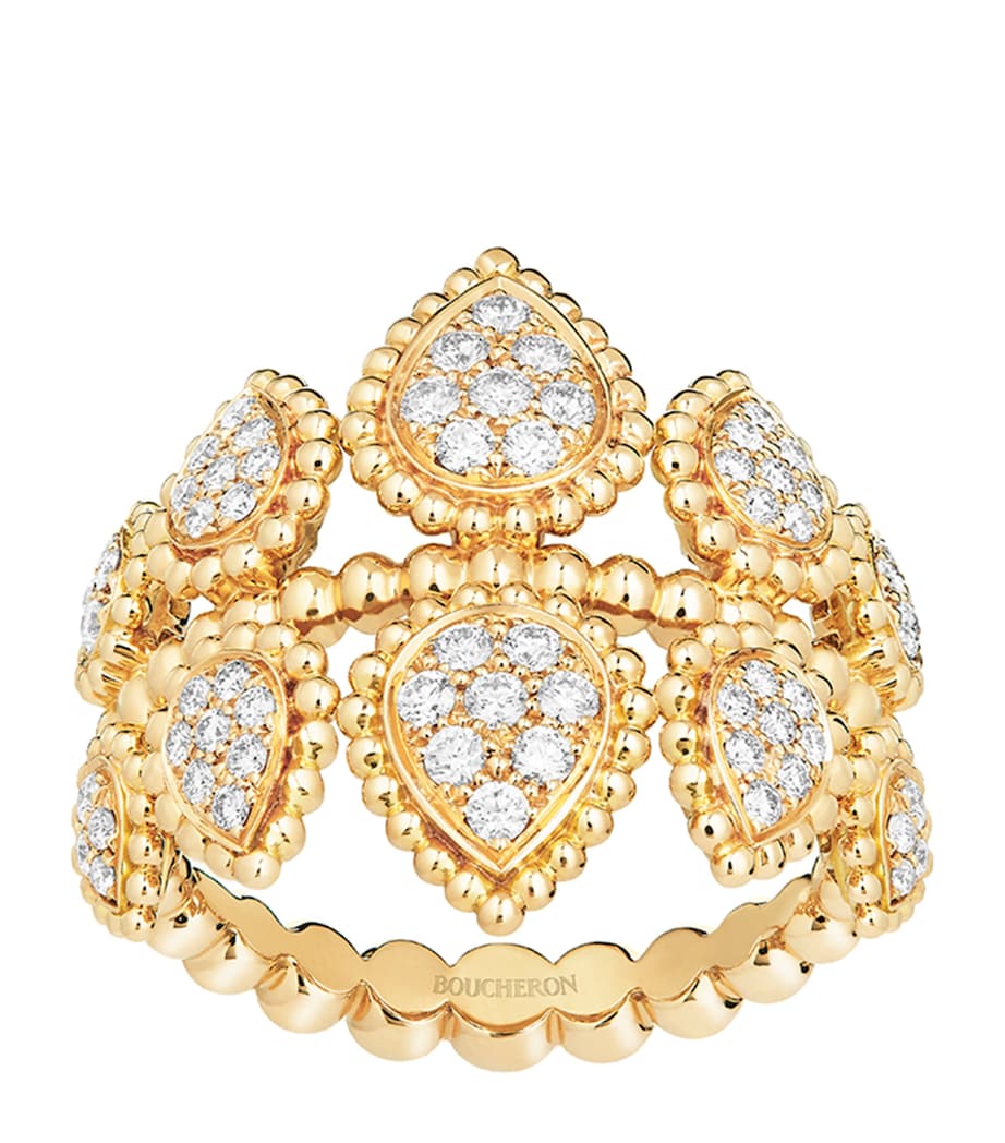 Yellow Gold and Diamond Serpent Bohème Ring YELLOW GOLD Image 1