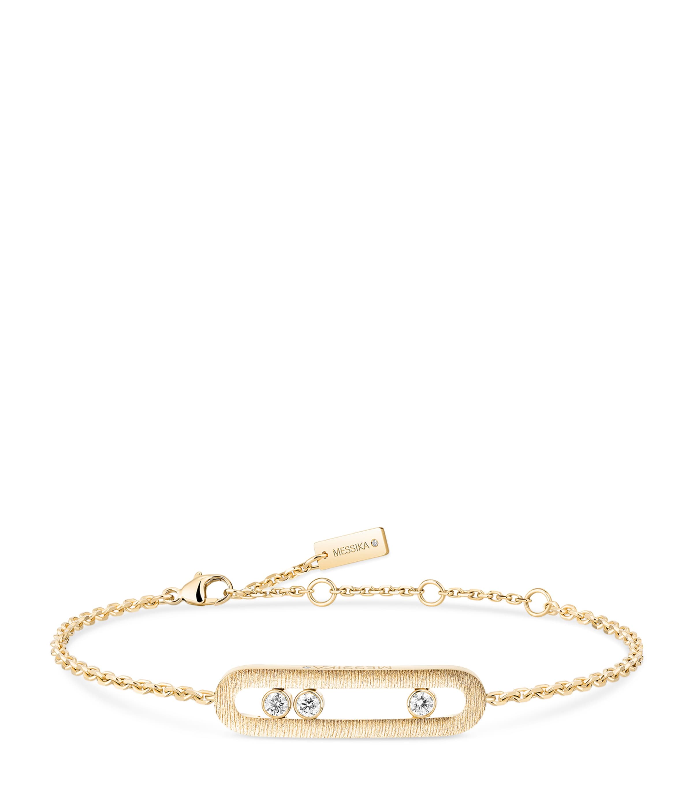 Messika Move Classique Yellow Gold and Diamond Bracelet (0.30ct) Yellow Gold Image 1
