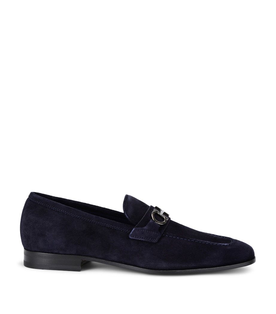 Leather Balty Loafers NAVY Image 1