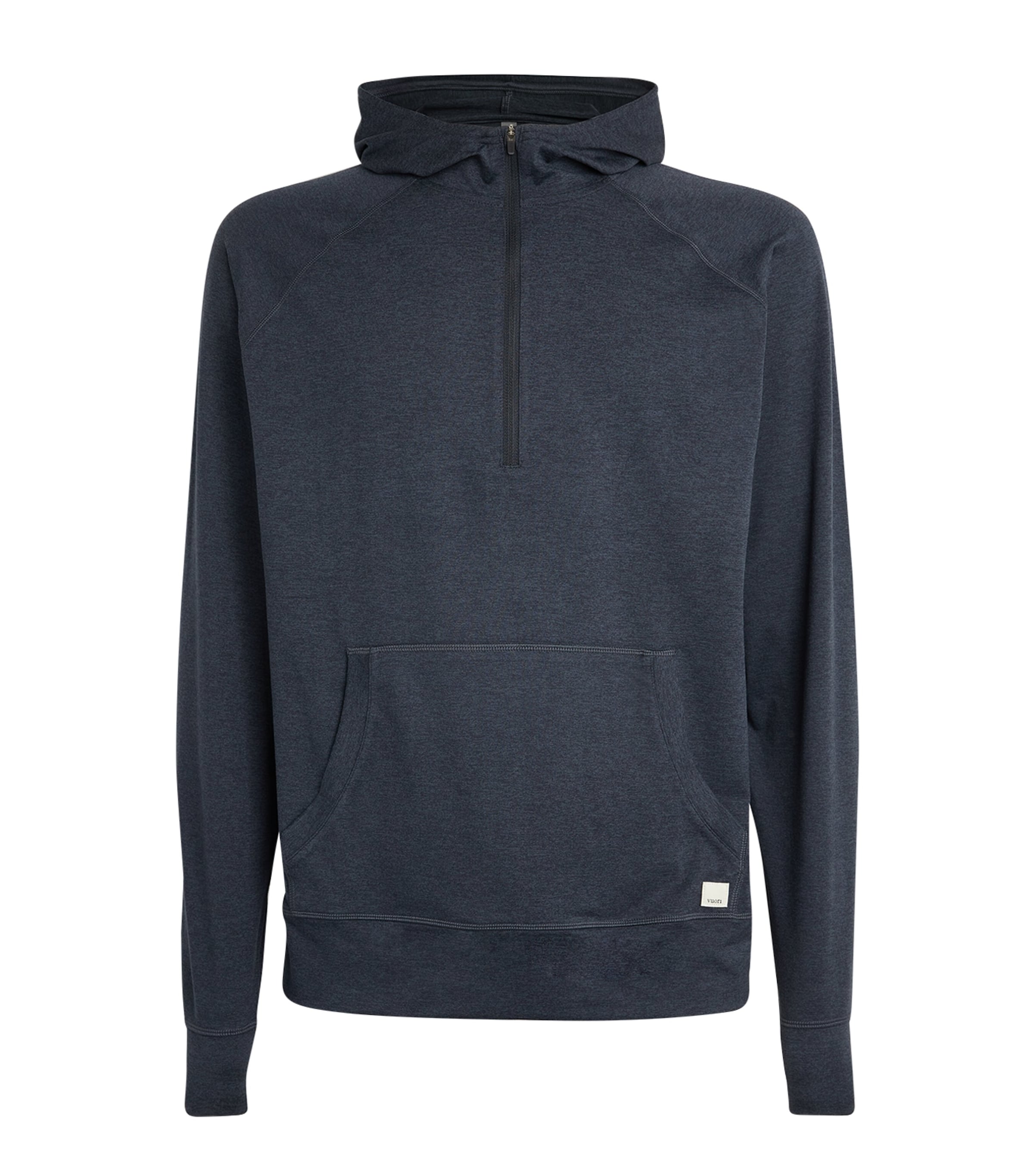 Shop Vuori Ponto Performance Half-zip Hoodie In Navy