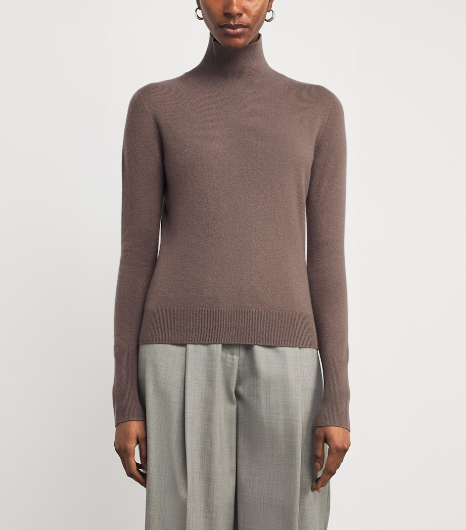 Cashmere-Blend Rollneck Sweater MUSHROOM Image 3