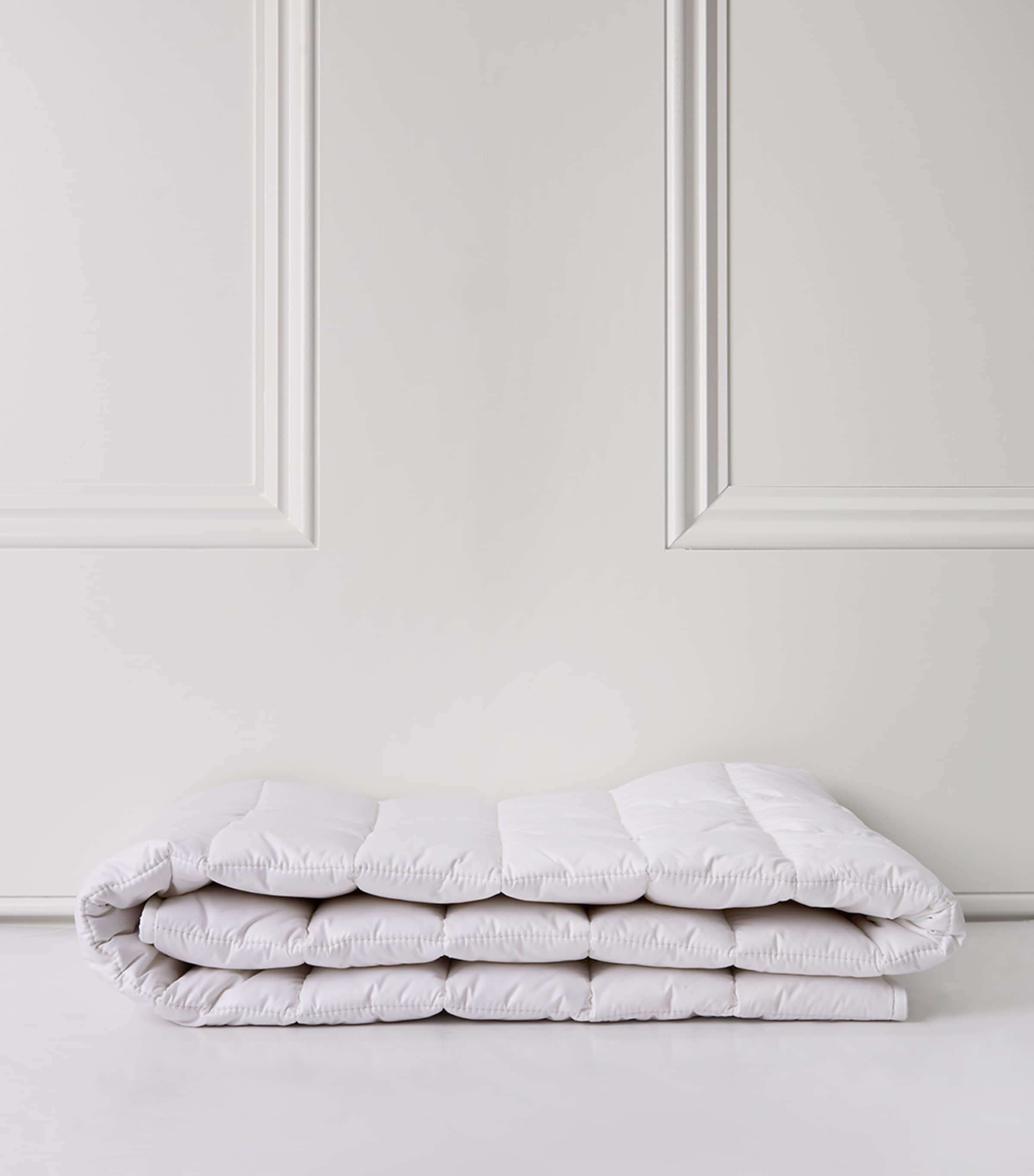 Cotton Mattress Topper WHITE Image 3