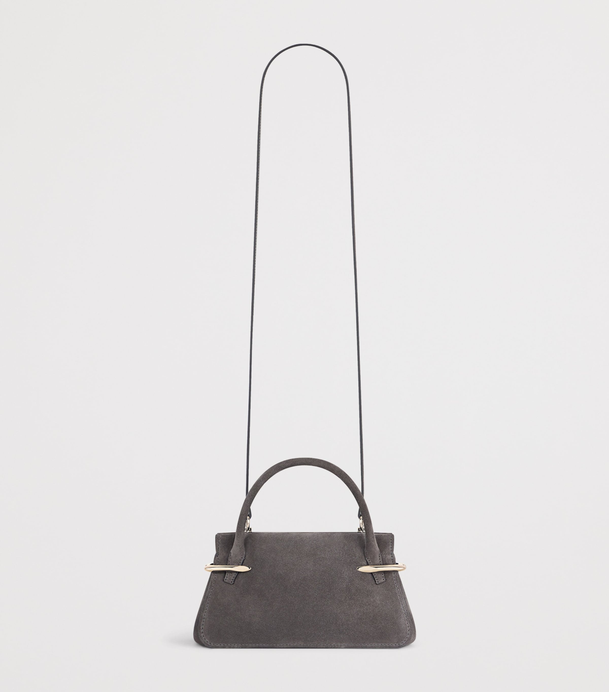 Givenchy Mini Suede Pinch Top-Handle Bag Image 5