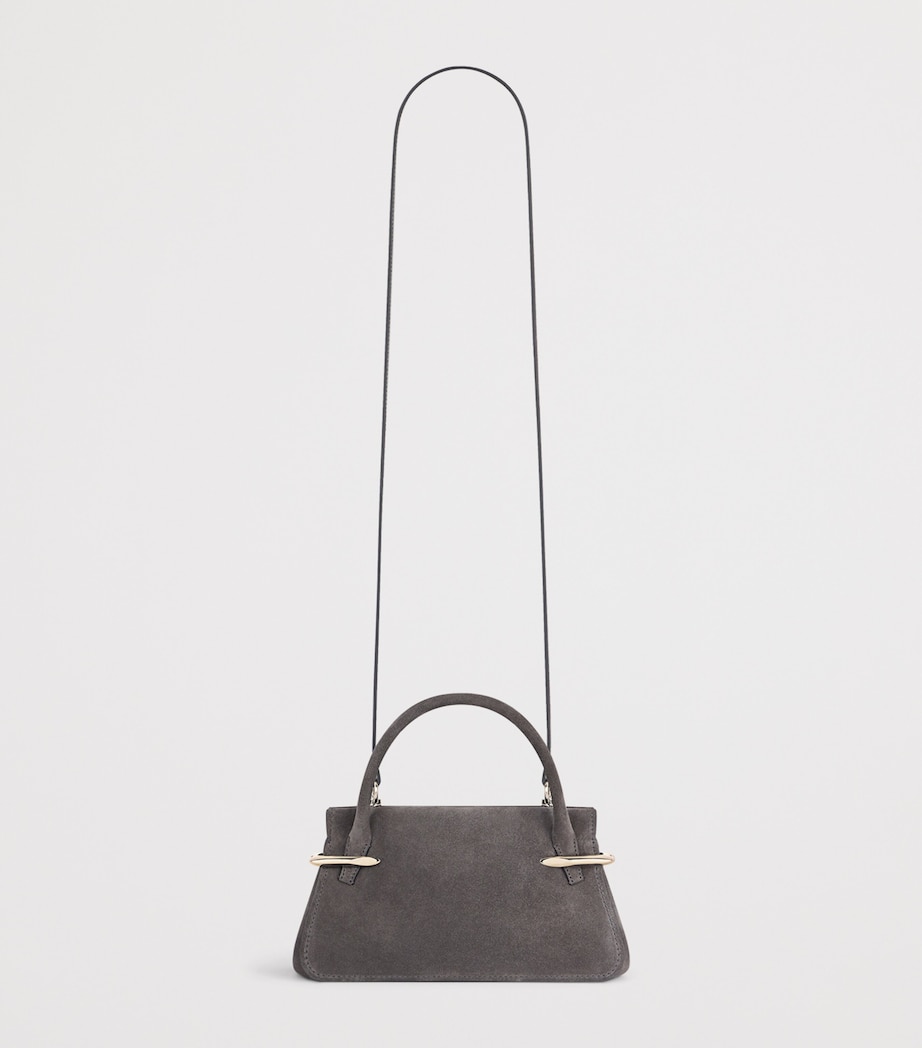 Givenchy Mini Suede Pinch Top-Handle Bag Image 5