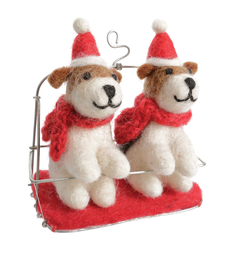 Harrods Fox Terrier Tree Decoration Image 2