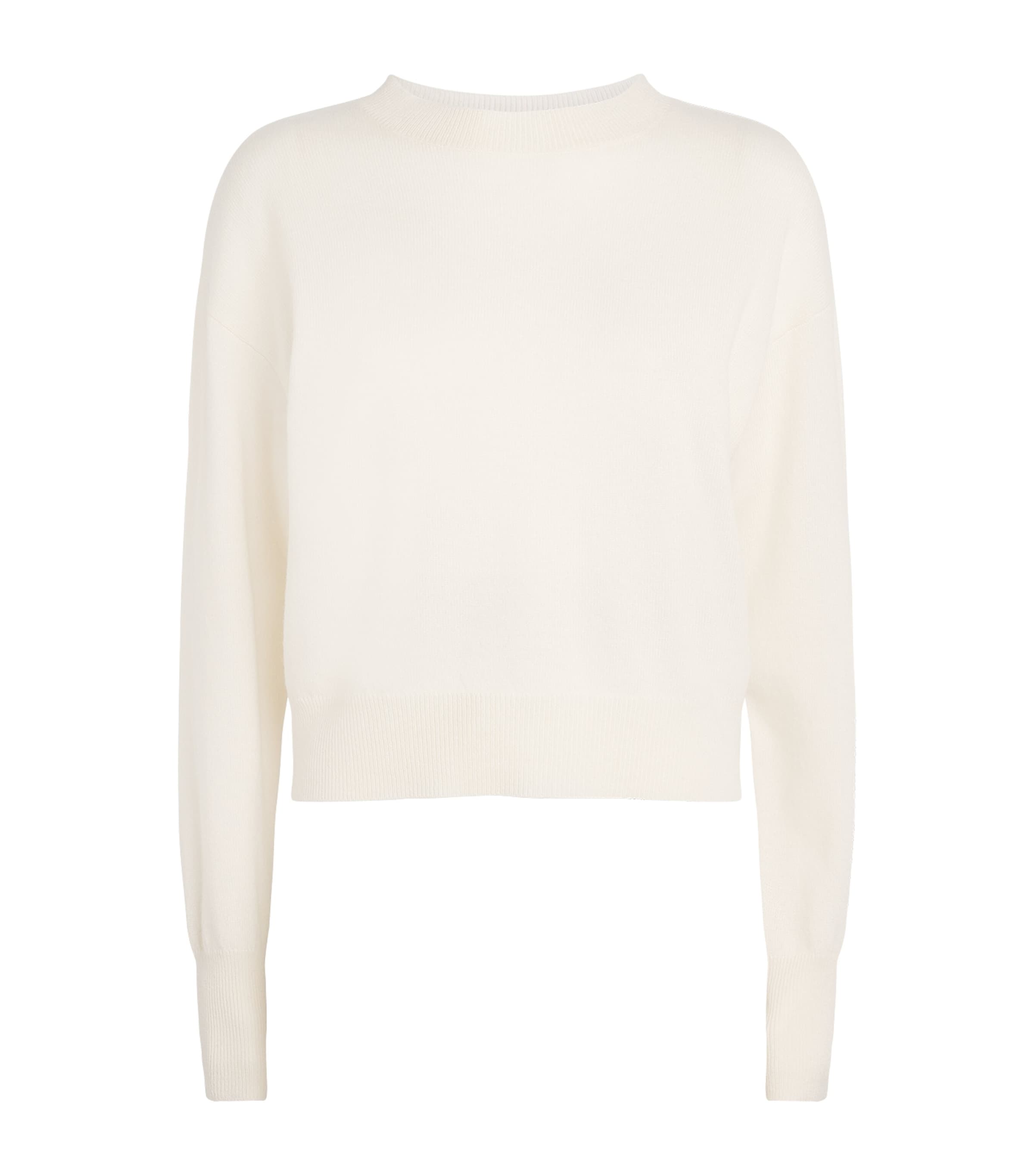 Le Kasha Womens Organic Cashmere Sweater White Image 1
