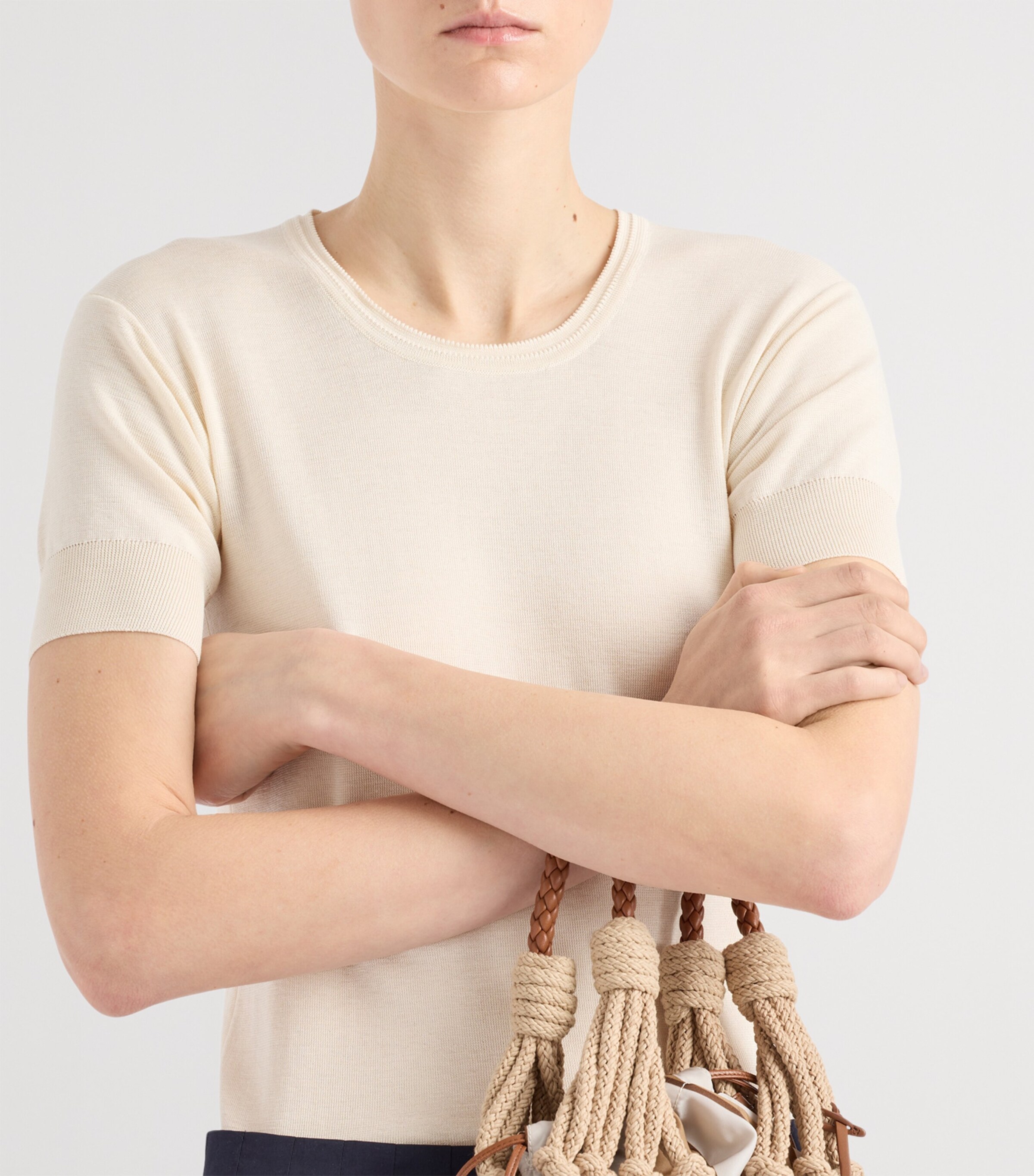 Silk-Cotton Sweater F0018 Image 4