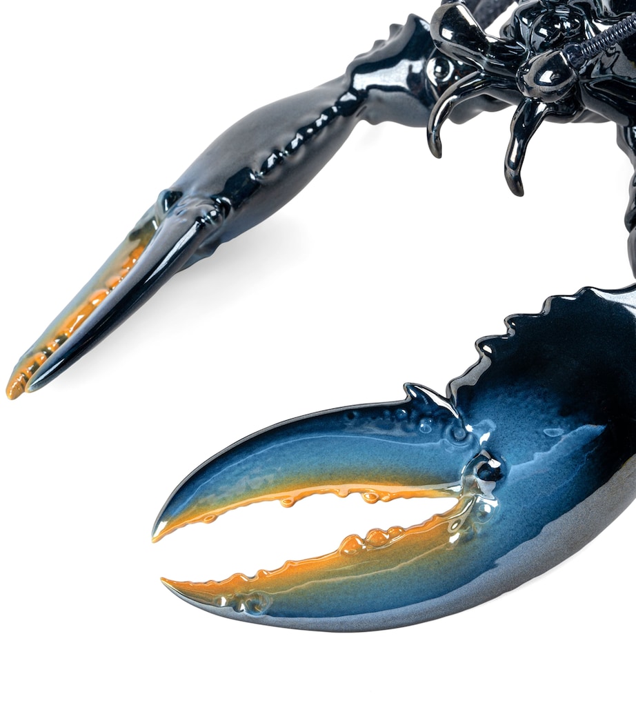 Porcelain Lobster Sculpture BLUE Image 5