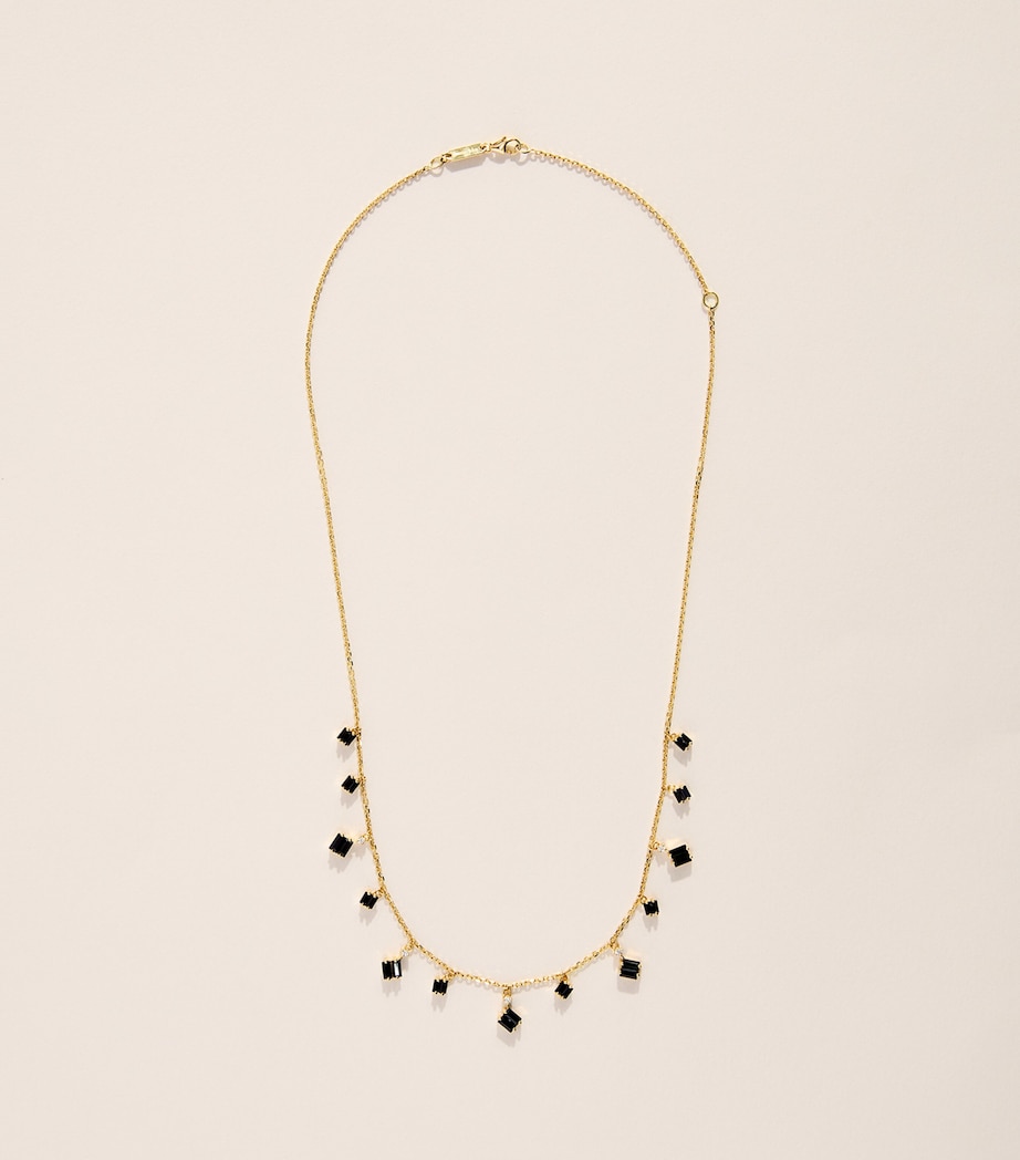 Suzanne Kalan Yellow Gold, Diamond and Sapphire Bold Cascade Necklace Yg/bs Image 3