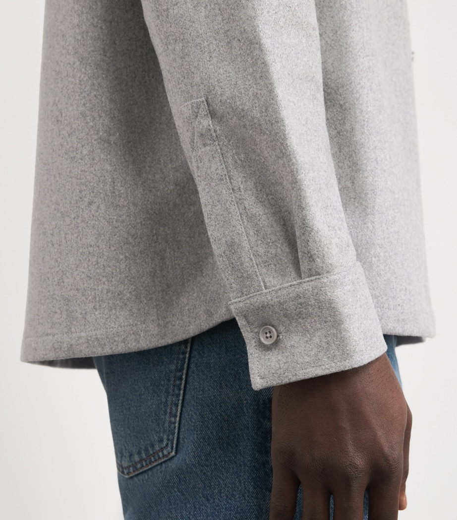 Wool-Blend Pointer Shirt MLLGRLIGHT GREY Image 6