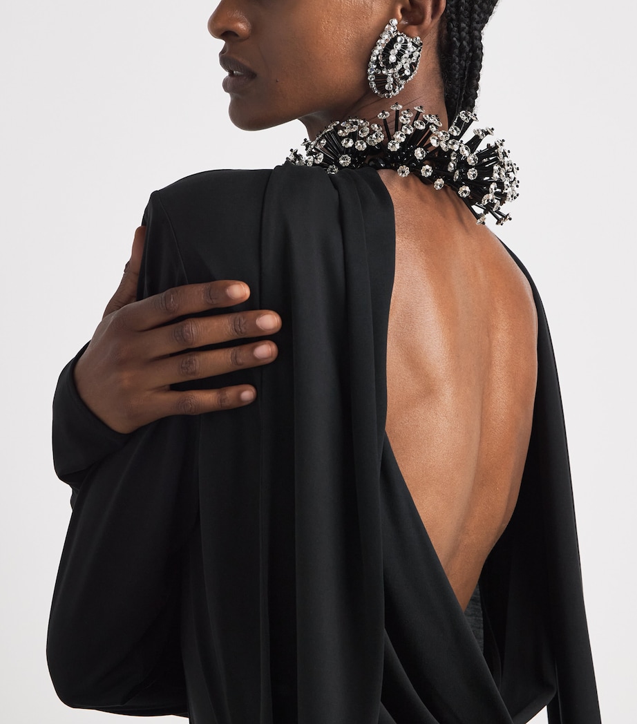 Coppola e Toppo Crystal Margherite Necklace Black/white Image 2