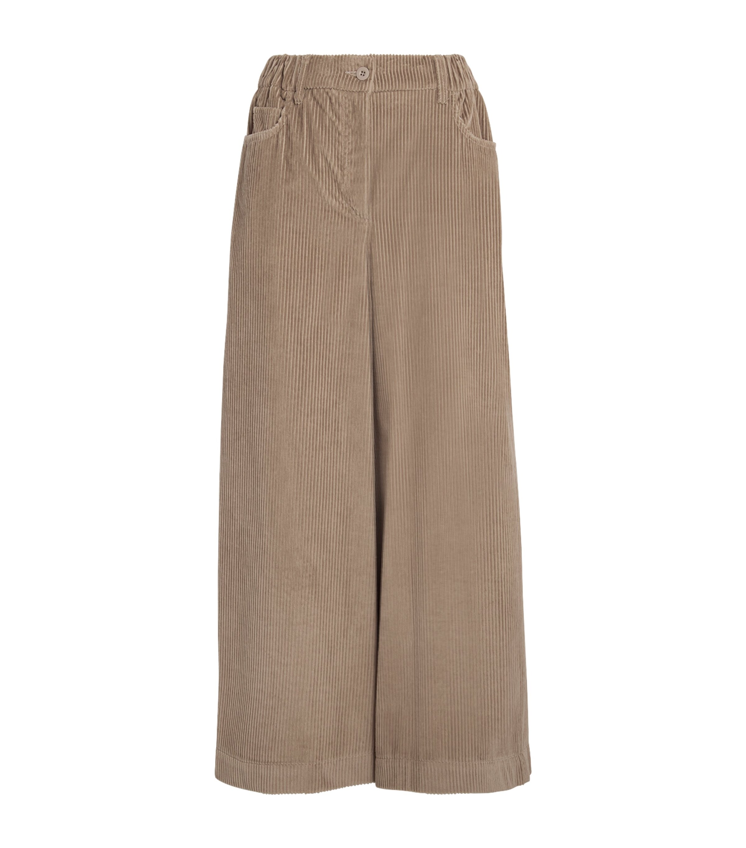 Weekend Max Mara Corduroy Wide-Leg Trousers | Women Clothing | Trousers | Tailored Trousers | Workwear | Women New In | Designers | Weekend Max Mara