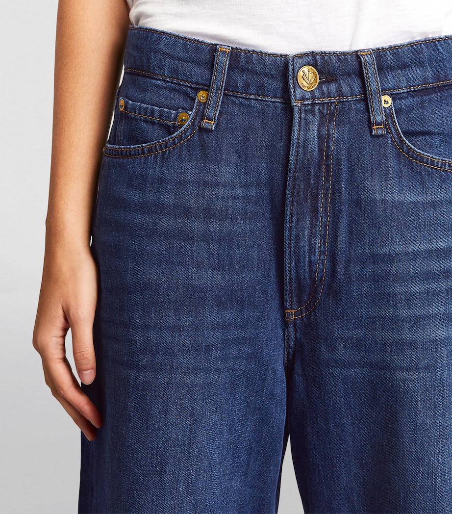 Logan Mid-Rise Wide-Leg Jeans ANNALISE Image 6